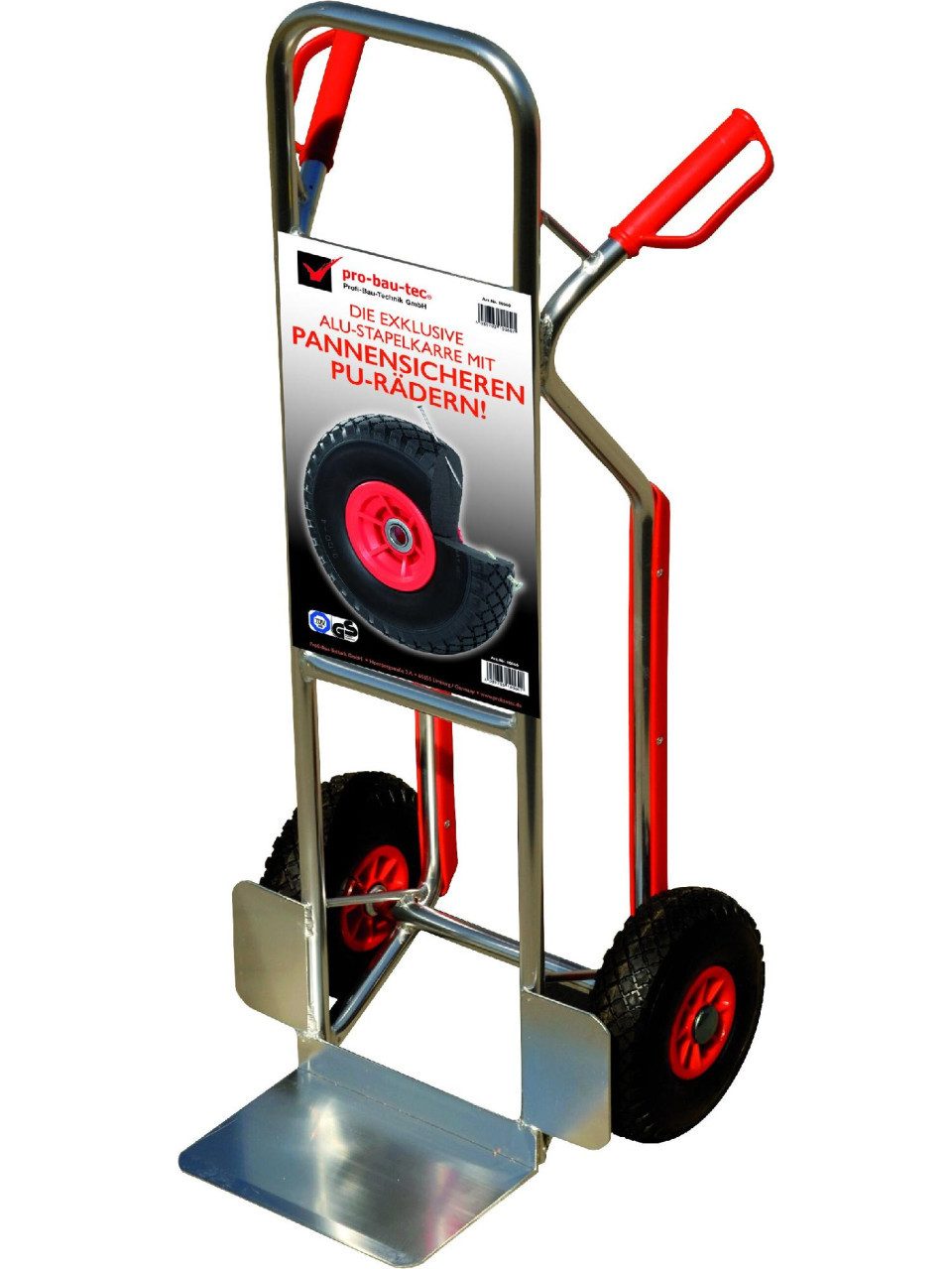 Pro-Bau-Tec Sackkarre pro-bau-tec Profi-Bau Stapelkarre Aluminium 150 kg