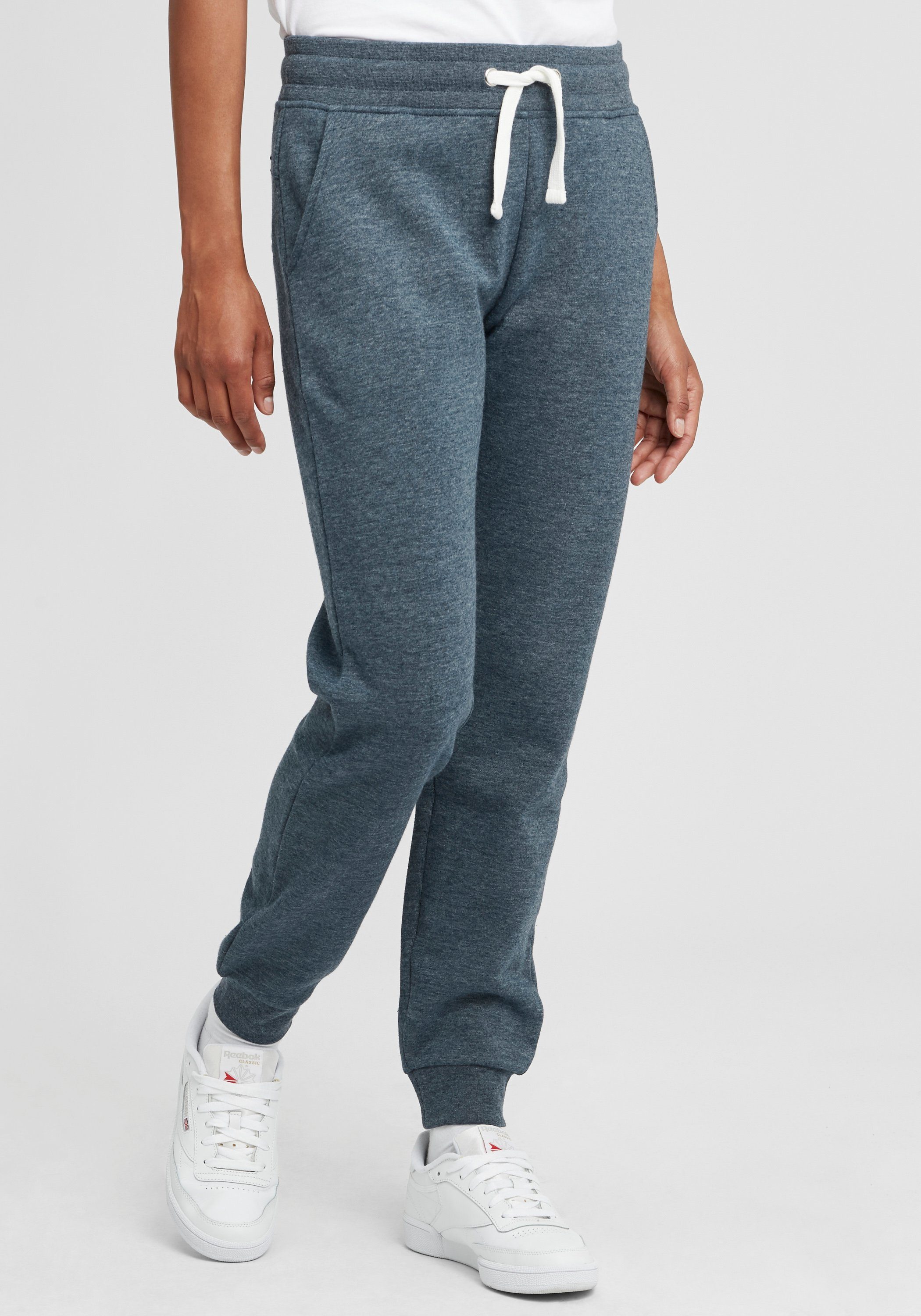 OXMO Sweathose OXOlivia lange Hose mit weicher Fleece Innenseite