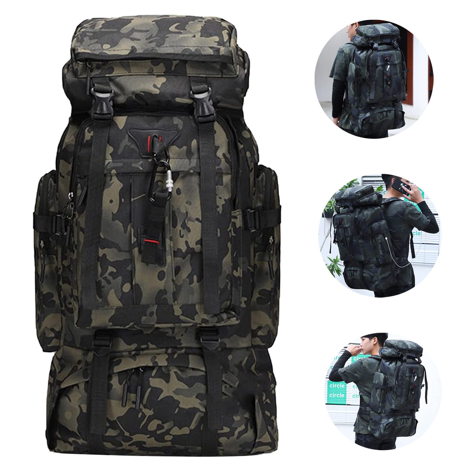 OKWISH Wanderrucksack Reiserucksack Sportrucksack Rucksäcke Taktischer günstig online kaufen