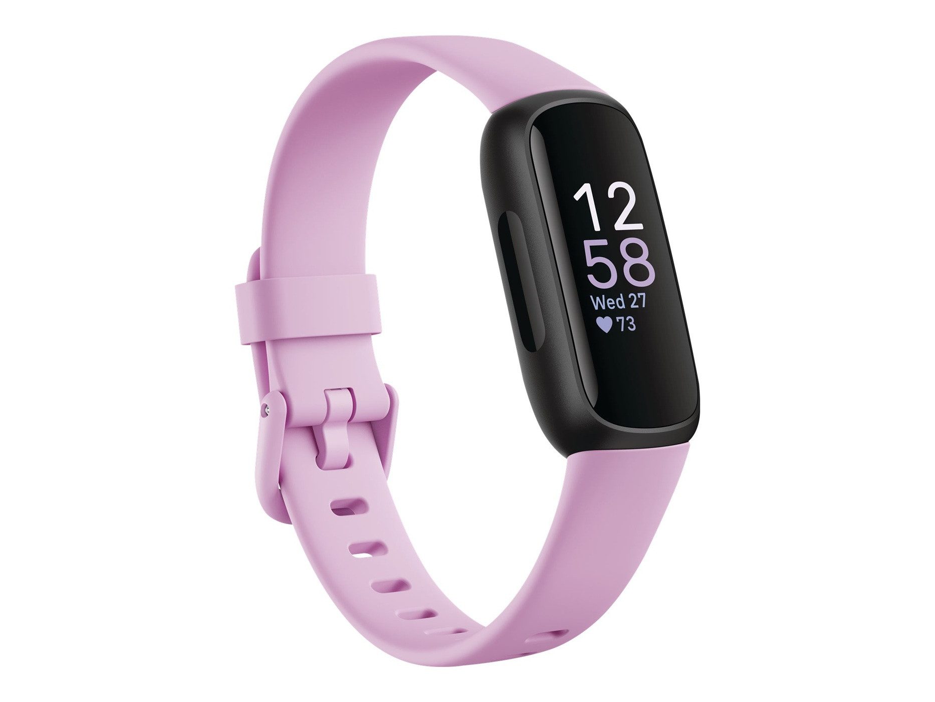 fitbit Sportuhr Fitbit Inspire 3 Fitness Tracker Lilac Bliss – Herzfrequenz Inspire 3, (1-tlg), Telefonsuchfunktion, Überwachung der Herzfrequenzvariabilität (HRV)