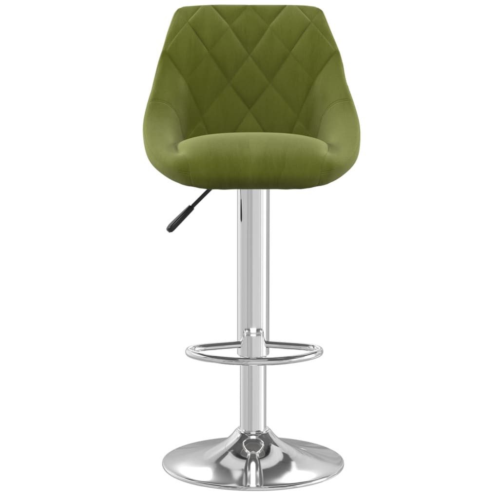 vidaXL Barhocker Barhocker Hellgrün Samt (1 günstig online kaufen