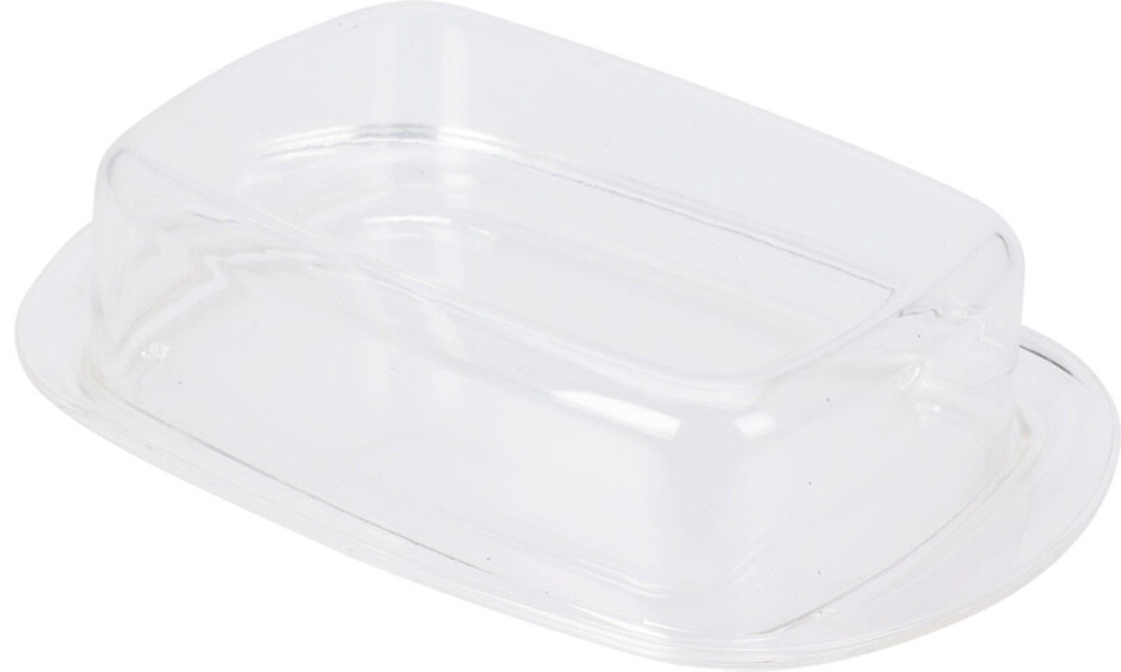 Koopman Butterdose Aufbewahrung Kunststoff 250 Gramm, Kunststoff, (Stück, 2-tlg., 1 Dose), Für 250g Butter, Butterbox, Deckel, Butterglocke, Butterbehälter