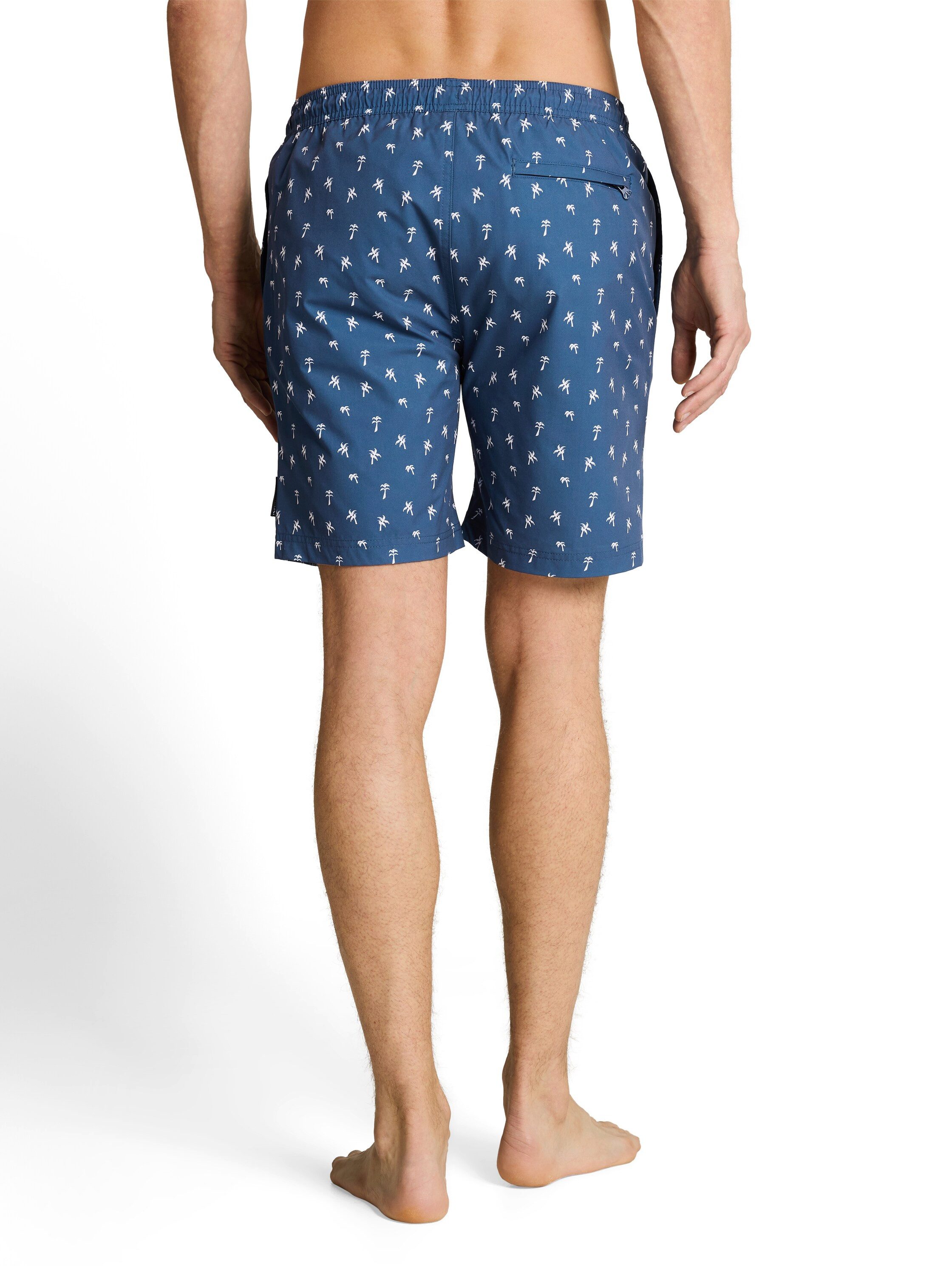 TOM TAILOR Denim Badeshorts Schwimmshorts mit Allover-Print – Bild 2 von 5