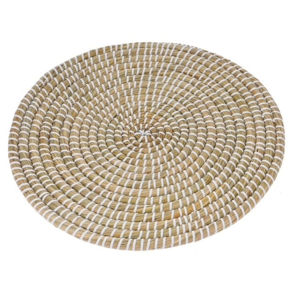 Koopman Platzset SEEGRAS naturbraun rund, Ideal günstig online kaufen
