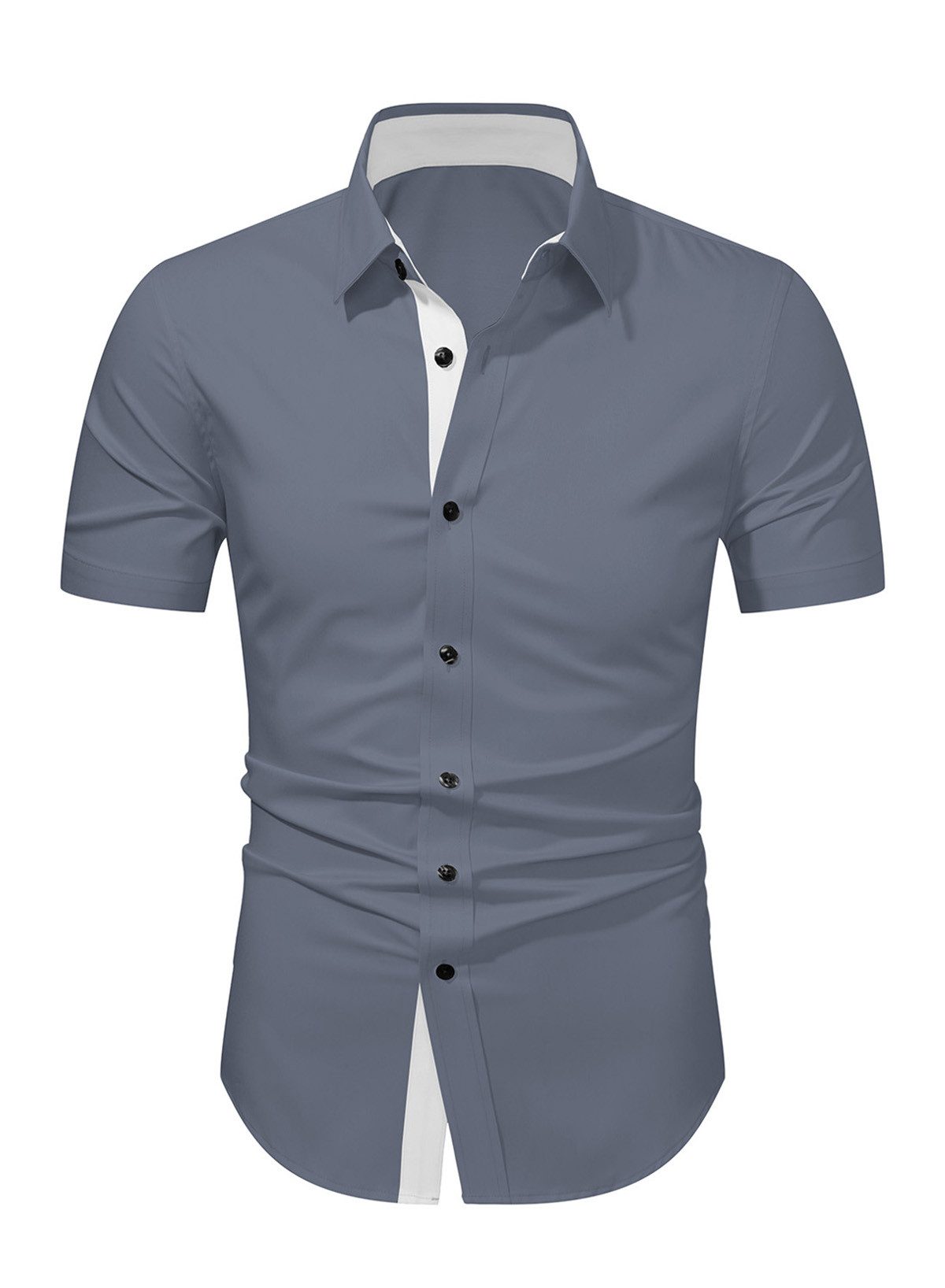 JMIERR Businesshemd Herren Hemd Kurzarm Freizeithemd günstig online kaufen