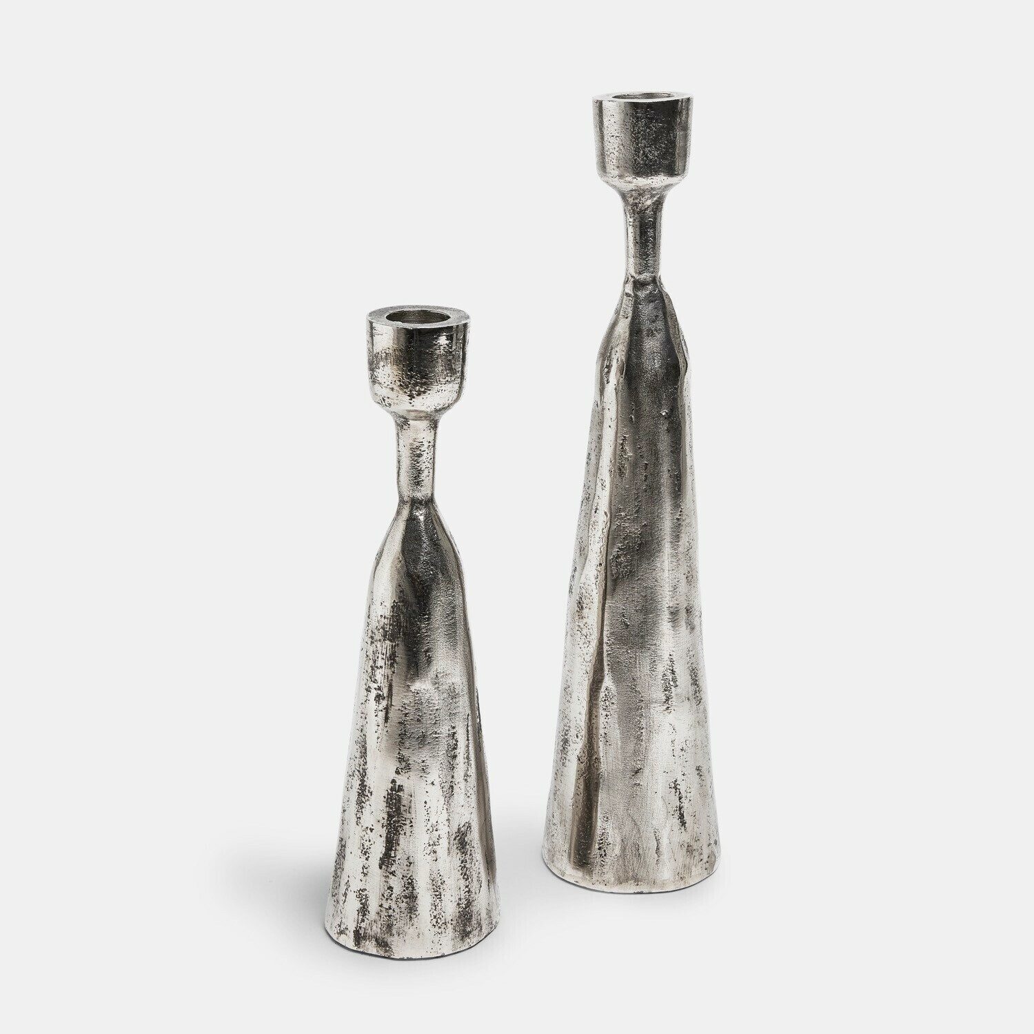 Mirabeau Kerzenständer Kerzenständer 2er Set Valmique silber