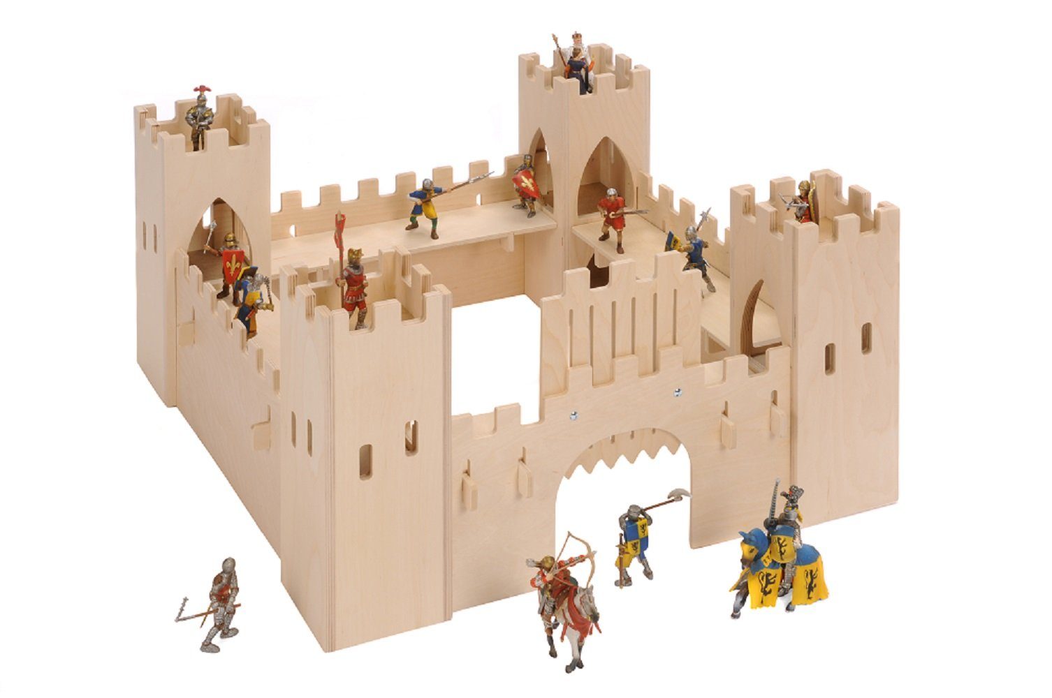 Bätz Игрушки-Ritterset Große Holzritterburg - herrlich zum Spielen, (ohne Figuren), Made in Germany