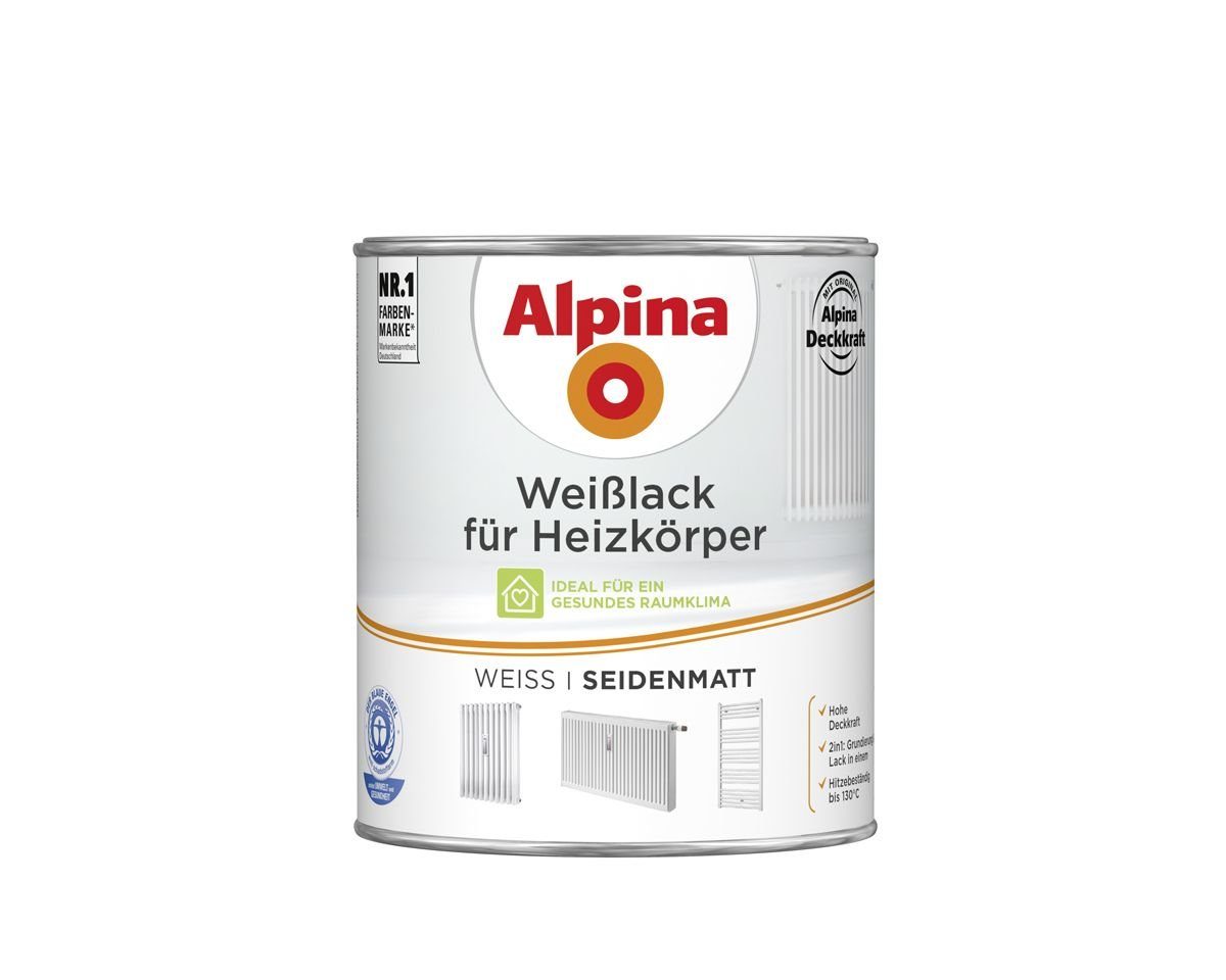 Alpina Heizkörperlack Alpina Heizkörperlack 750 ml weiß seidenmatt