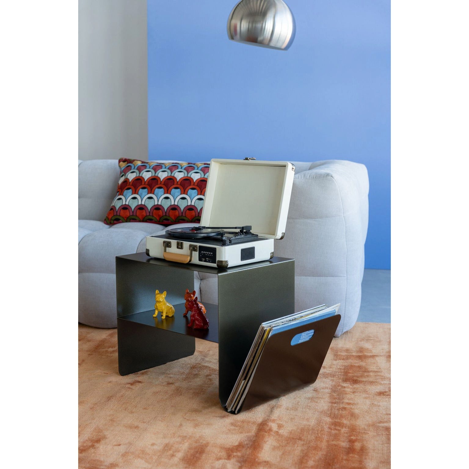 Kare Design Beistelltisch Lounge News, integriertes Ablagefach
