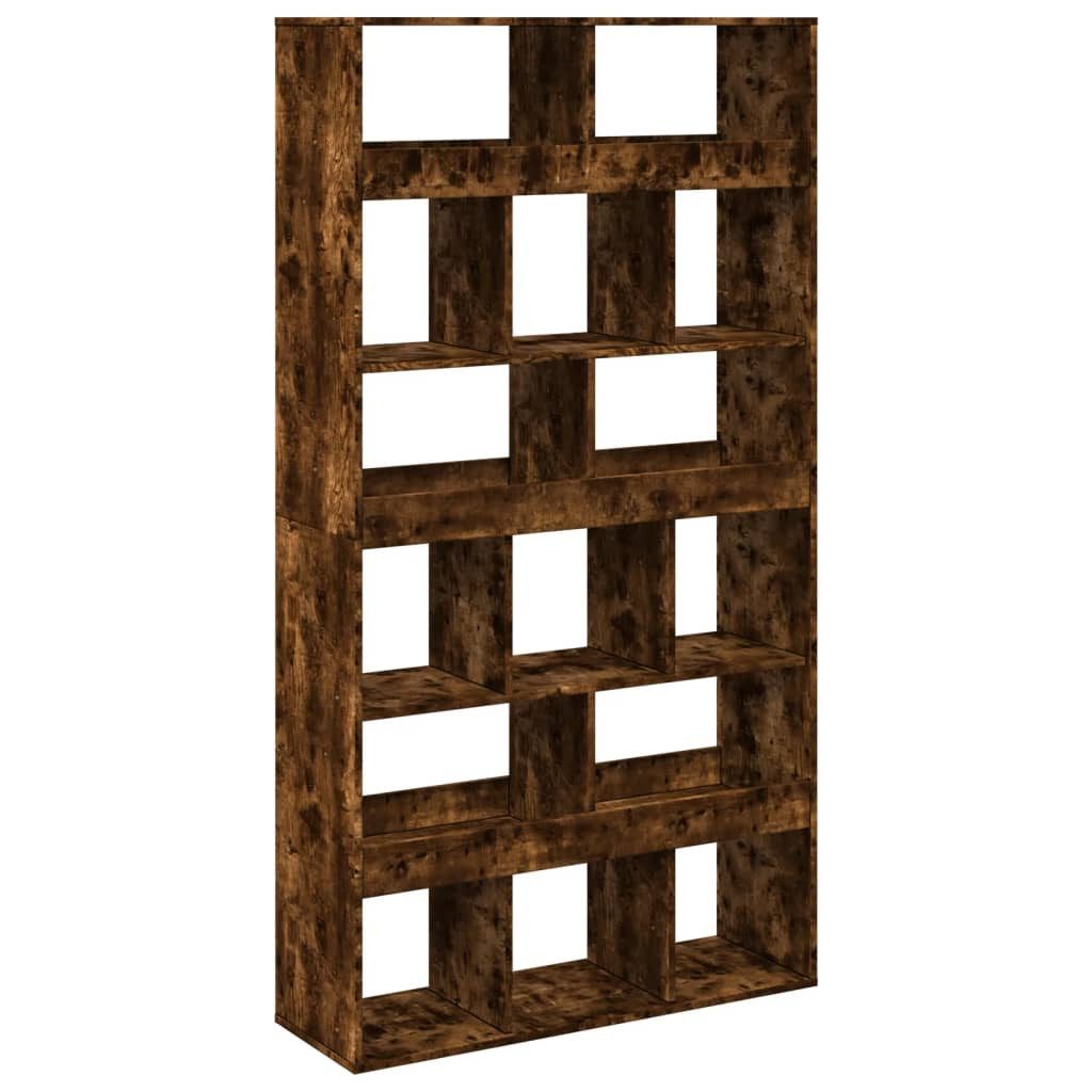 vidaXL Bücherregal Raumteiler Räuchereiche 100x33x187,5 cm günstig online kaufen