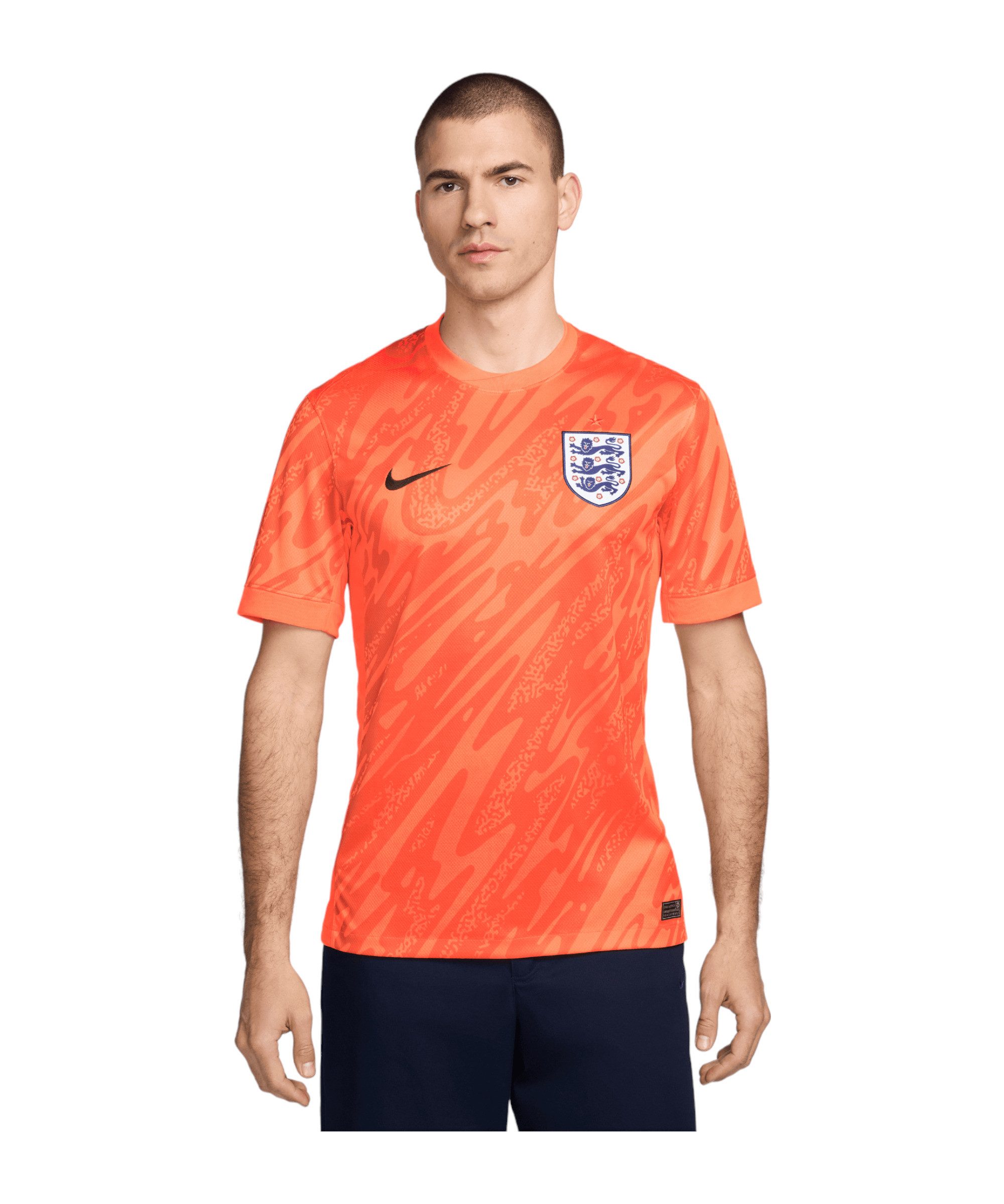 Nike Fußballtrikot England Torwarttrikot kurzarm EM 2024