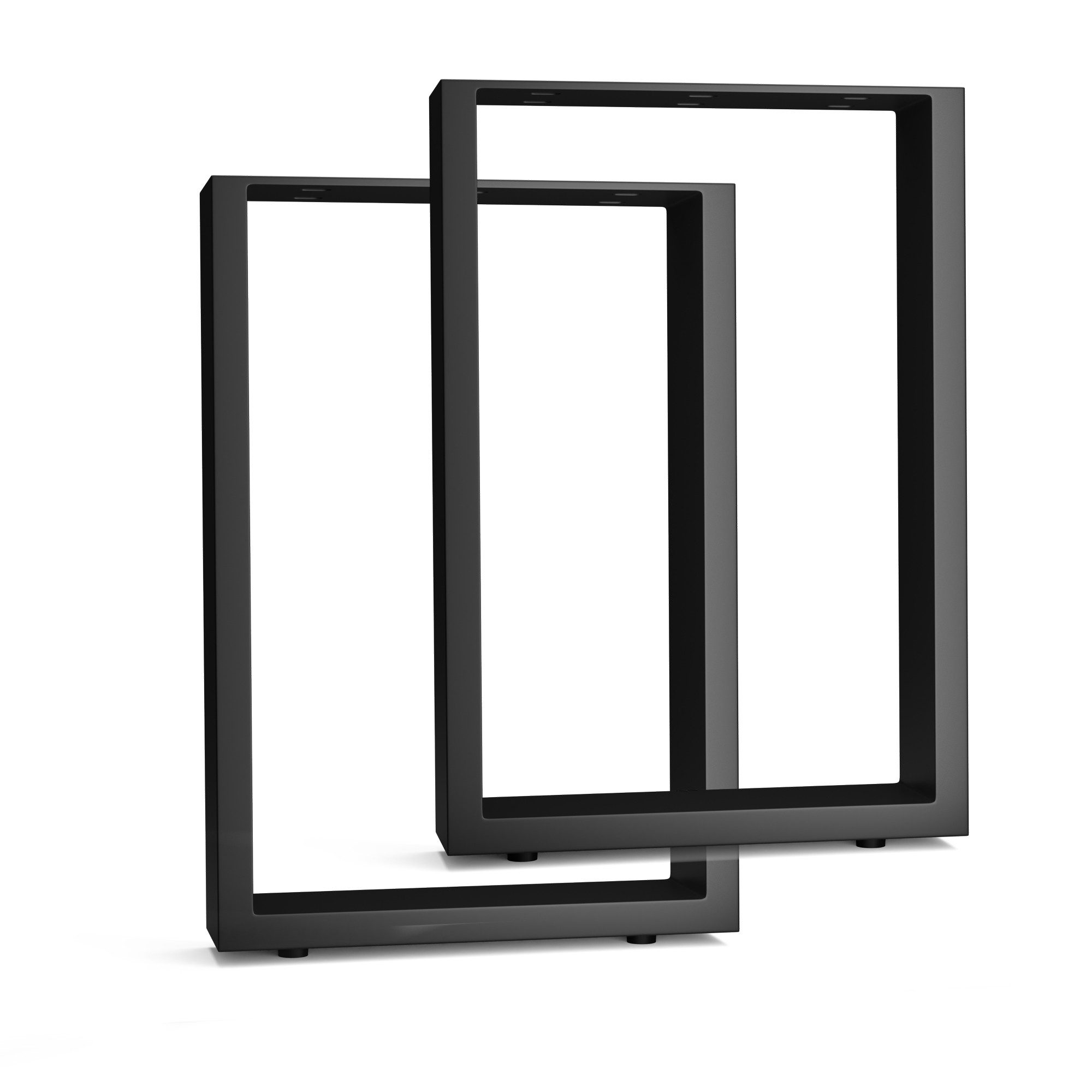 blumfeldt Tischbein UrbanFodge, U-Form Tisch beine Stahl Möbel Esszimmer