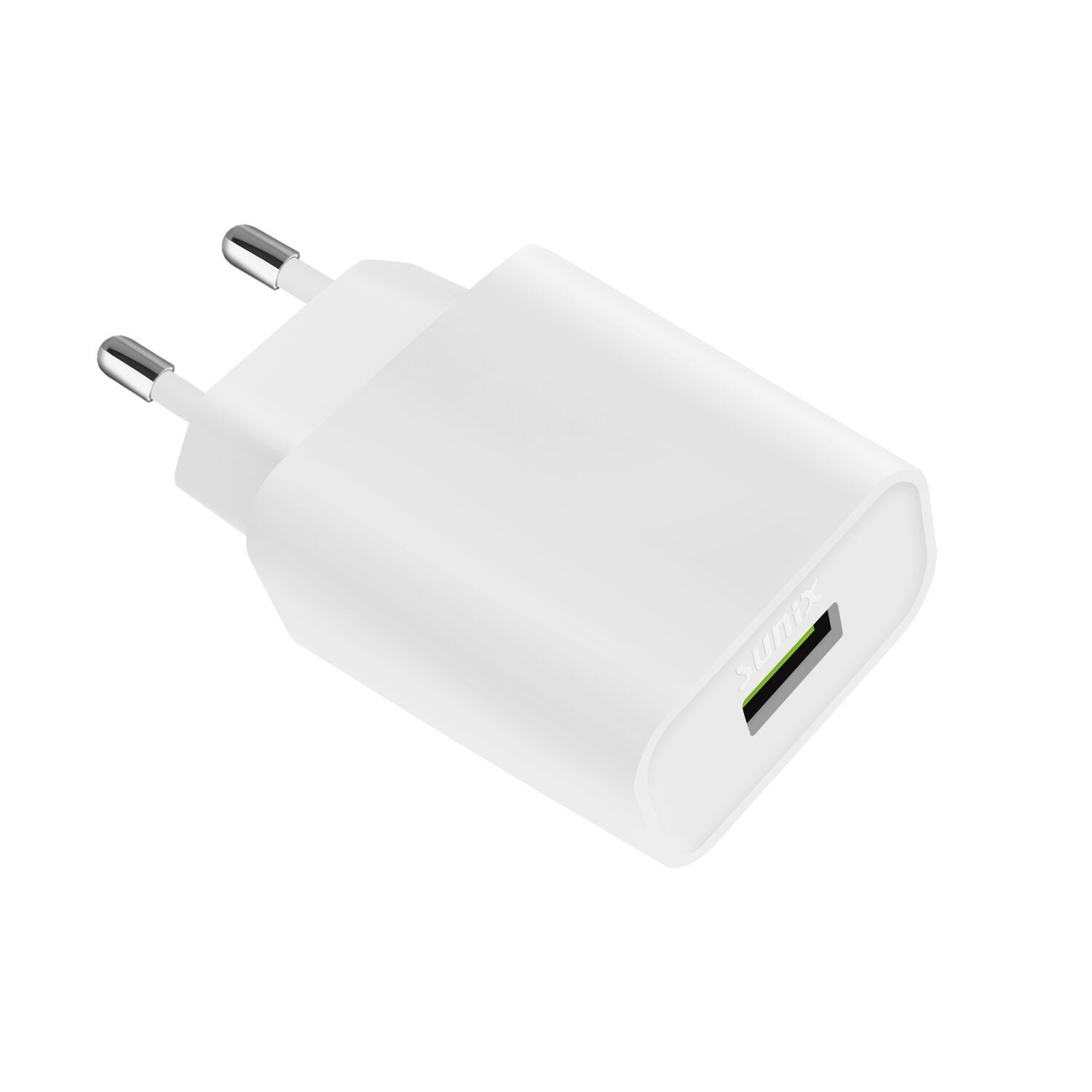 COFI 1453 QC 3.0 USB Schnell-Ladegerät Adapter + 1m iPhone Ladekabel weiß  Smartphone-Ladegerät
