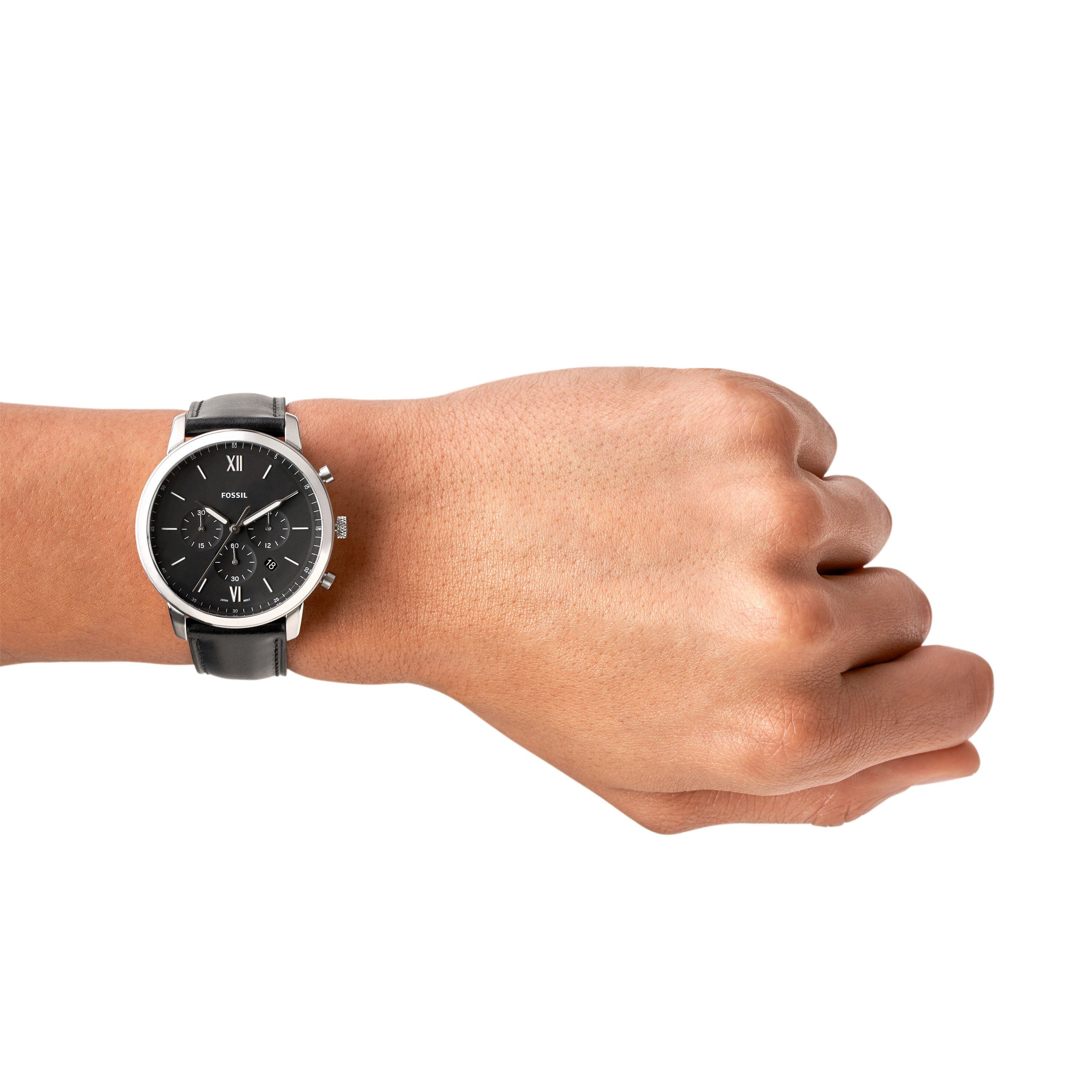Fossil Chronograph Neutra Chronograph Leather Echtleder
