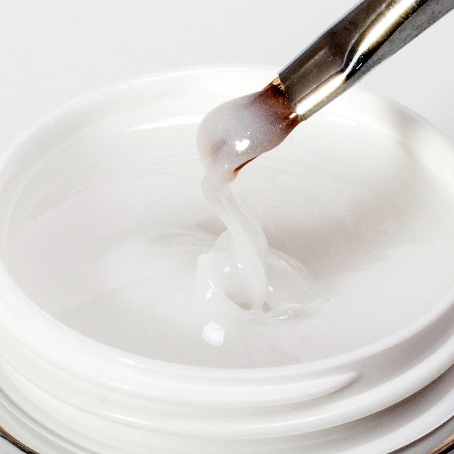 Nail1.eu UV-Gel 1-Phasen-Gel Fiber MilkyWhite 30ml Aufbaugel Fiberglasgel weiß-milchig