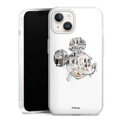 DeinDesign Handyhülle Mickey Mouse Offizielles Lizenzprodukt Disney Mickey Mouse - Collage, Apple iPhone 14 Hülle Bumper Case Handy Schutzhülle Smartphone Cover