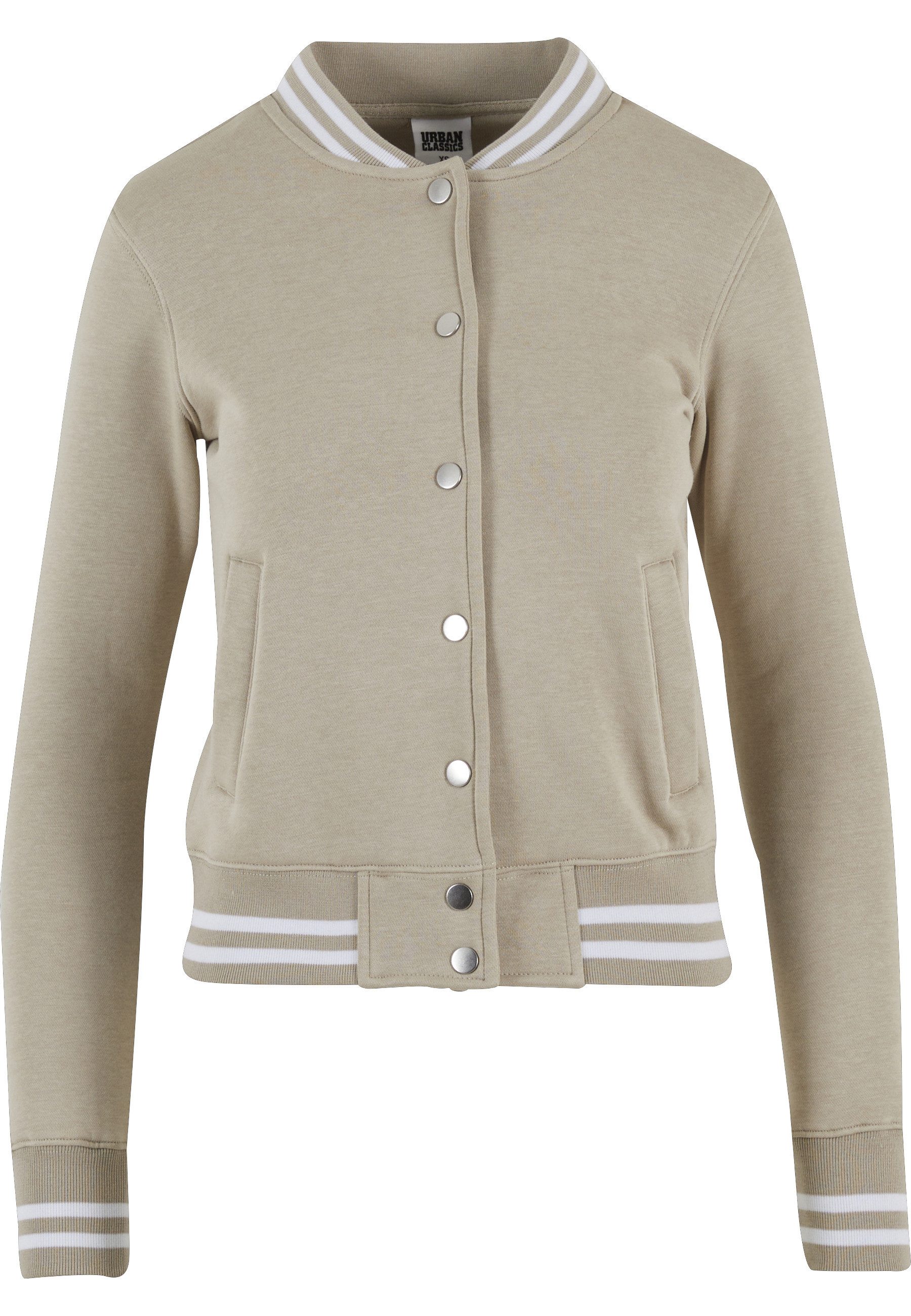 URBAN CLASSICS Funktionsmantel Urban Classics Damen Ladies College Sweat Jacket