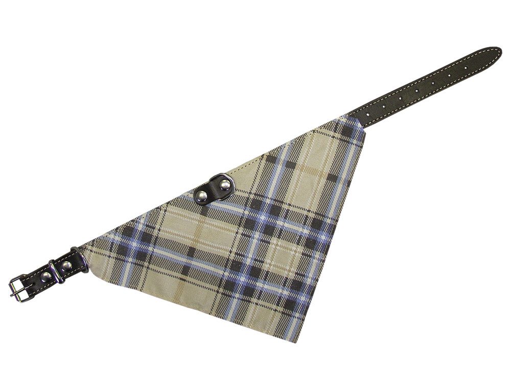 Nobby Hunde-Halsband Halsband mit Tuch, braun, XS