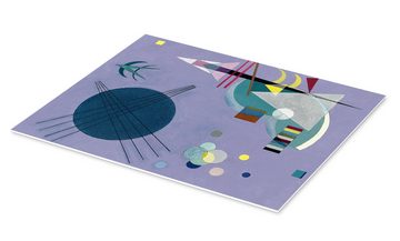 Posterlounge Forex-Bild Wassily Kandinsky, Violett Grün, Malerei