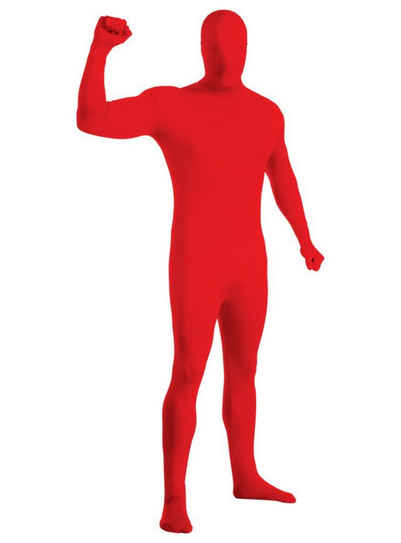 Rubie´s Kostüm Roter Faschings Jumpsuit Ganzkörperkostüm, Das farbenfrohe Kostüm für wirklich vollständige Verkleidung!