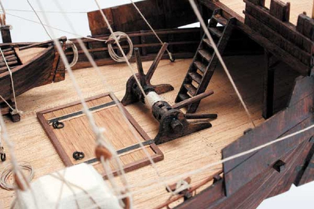 Krick Modellbausatz Krick Hanse Kogge Segelschiff Holz 1:72 Baukasten