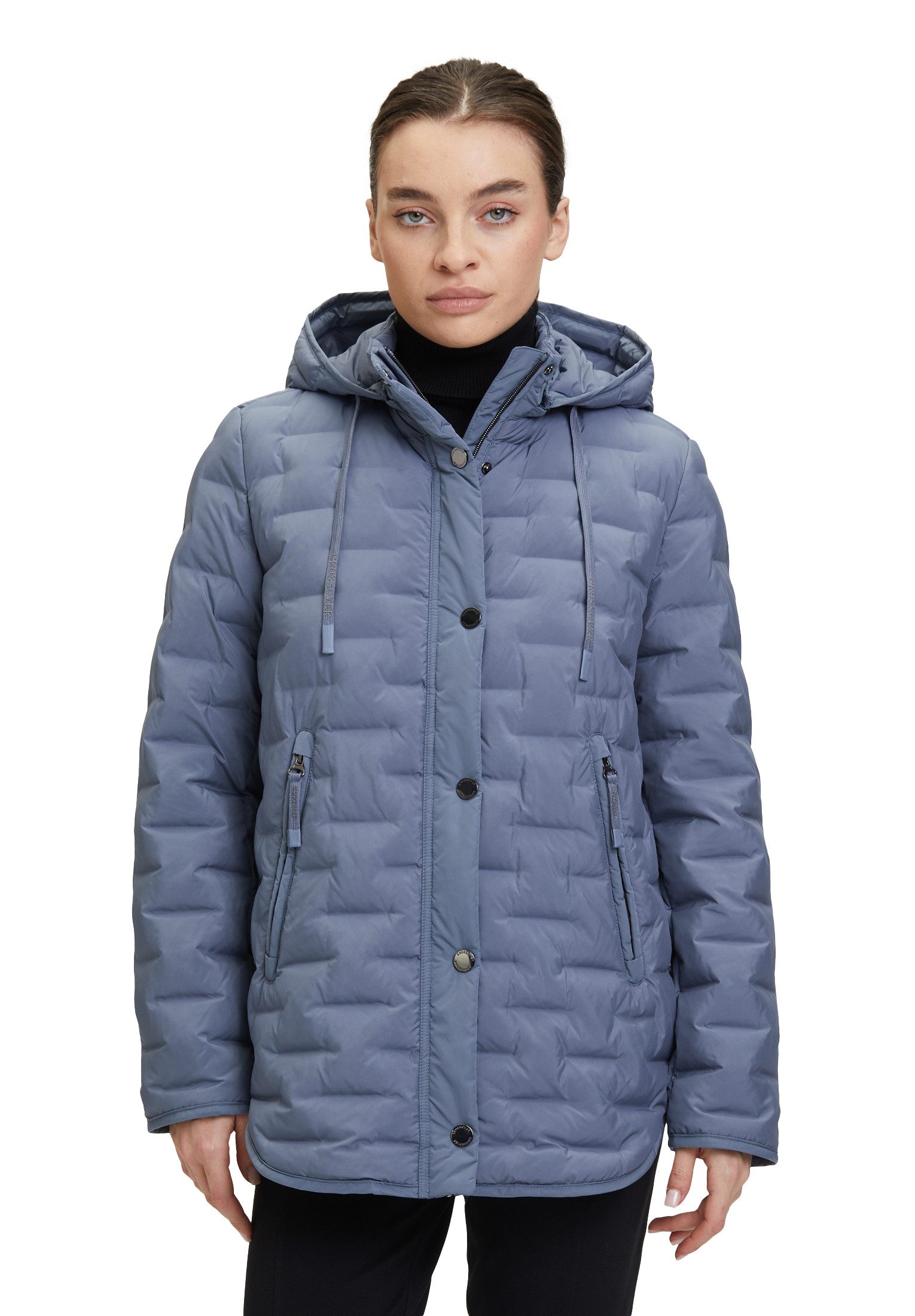 Betty Barclay Steppjacke Damen Steppjacke mit abnehmbarer Kapuze