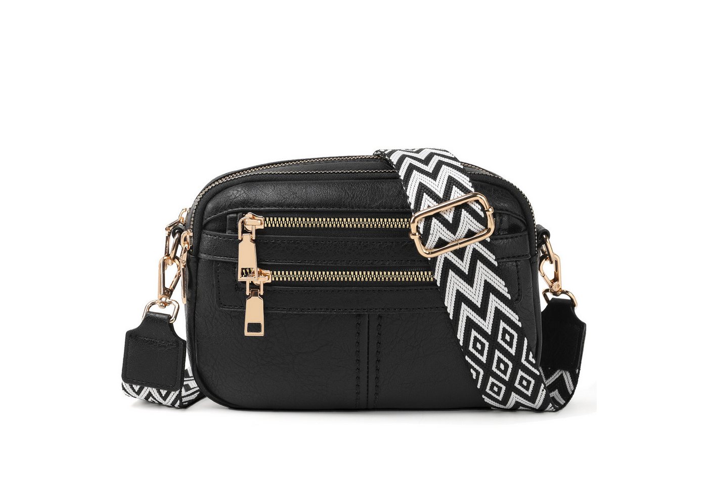 TAN.TOMI Schultertasche Umhängetasche Damen Mittelgroß tasche mit Weich Breiter Gurt, Damen Handtasche mit Verstellbarer Schulterriemen