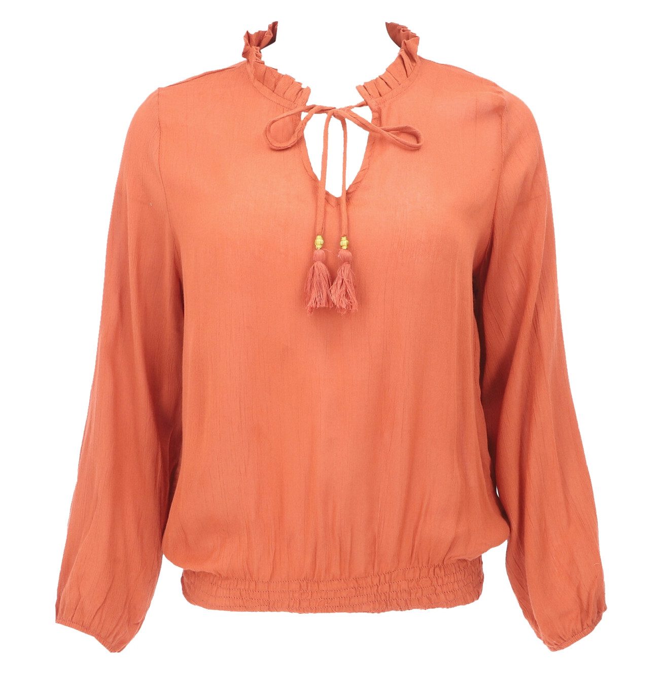 Guru-Shop Longbluse Schlupfpbluse Boho chic, luftige Langarmbluse -.. alter günstig online kaufen