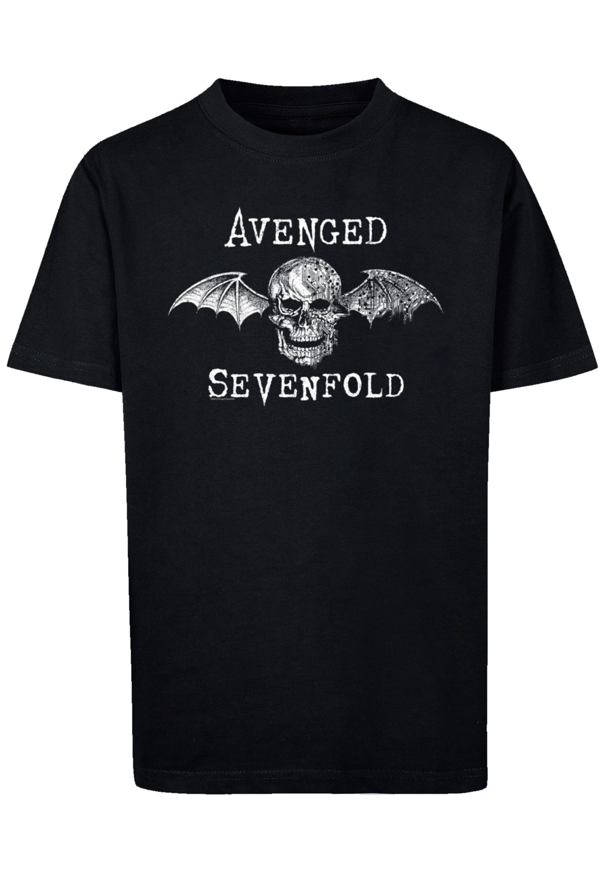 Rock-Musik Qualität, Band F4NT4STIC Avenged Sevenfold Premium Cyborg T-Shirt Bat Band, Rock Metal