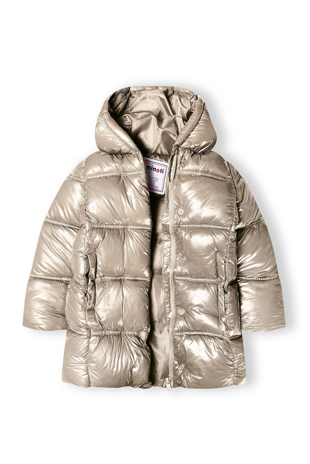 mit Winterjacke Gold Kapuze MINOTI (2-14y)