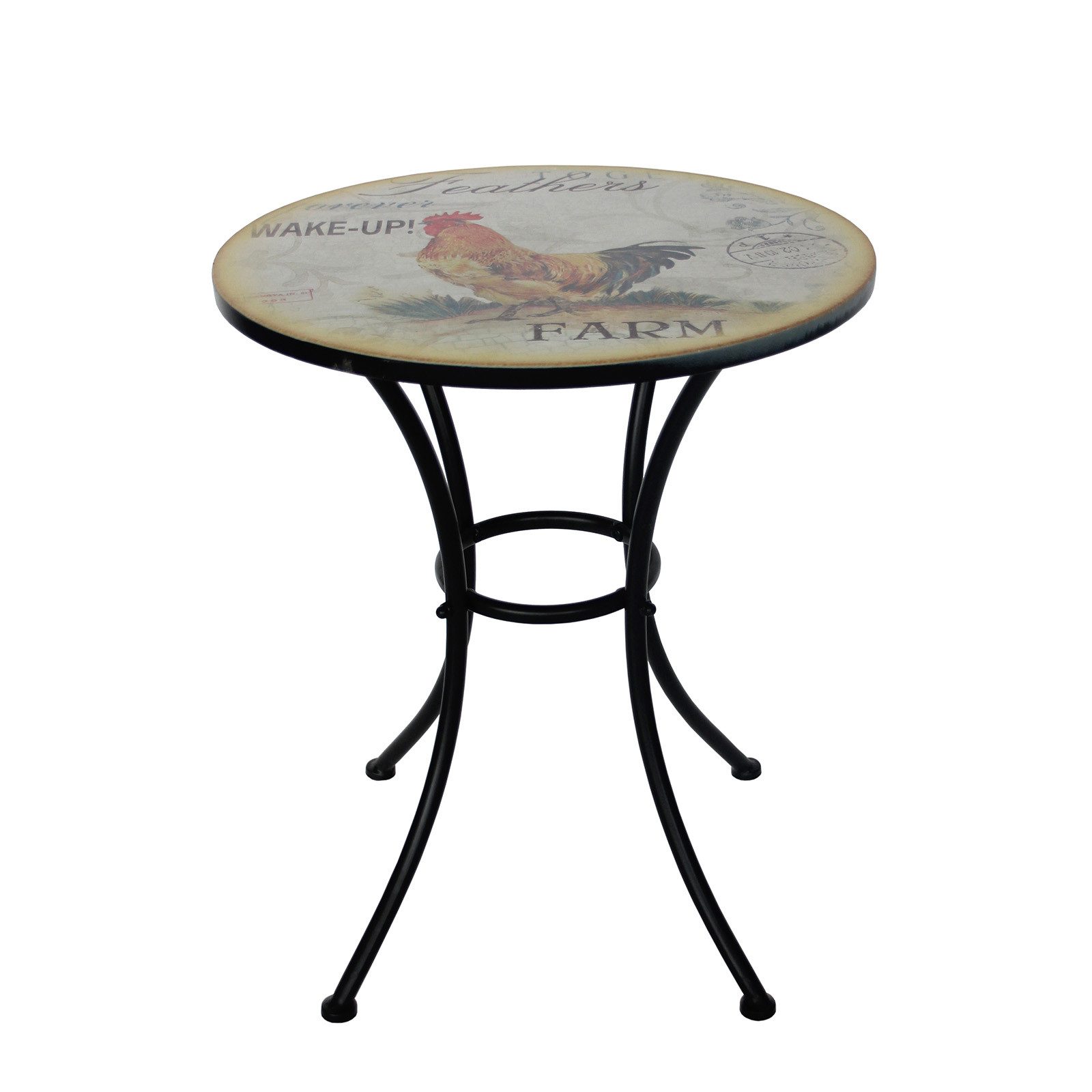 HTI-Living Gartentisch Gartentisch Celia Hahn (Stück, 1-St., 1 Gartentisch), Balkontisch Terrassentisch Metalltisch