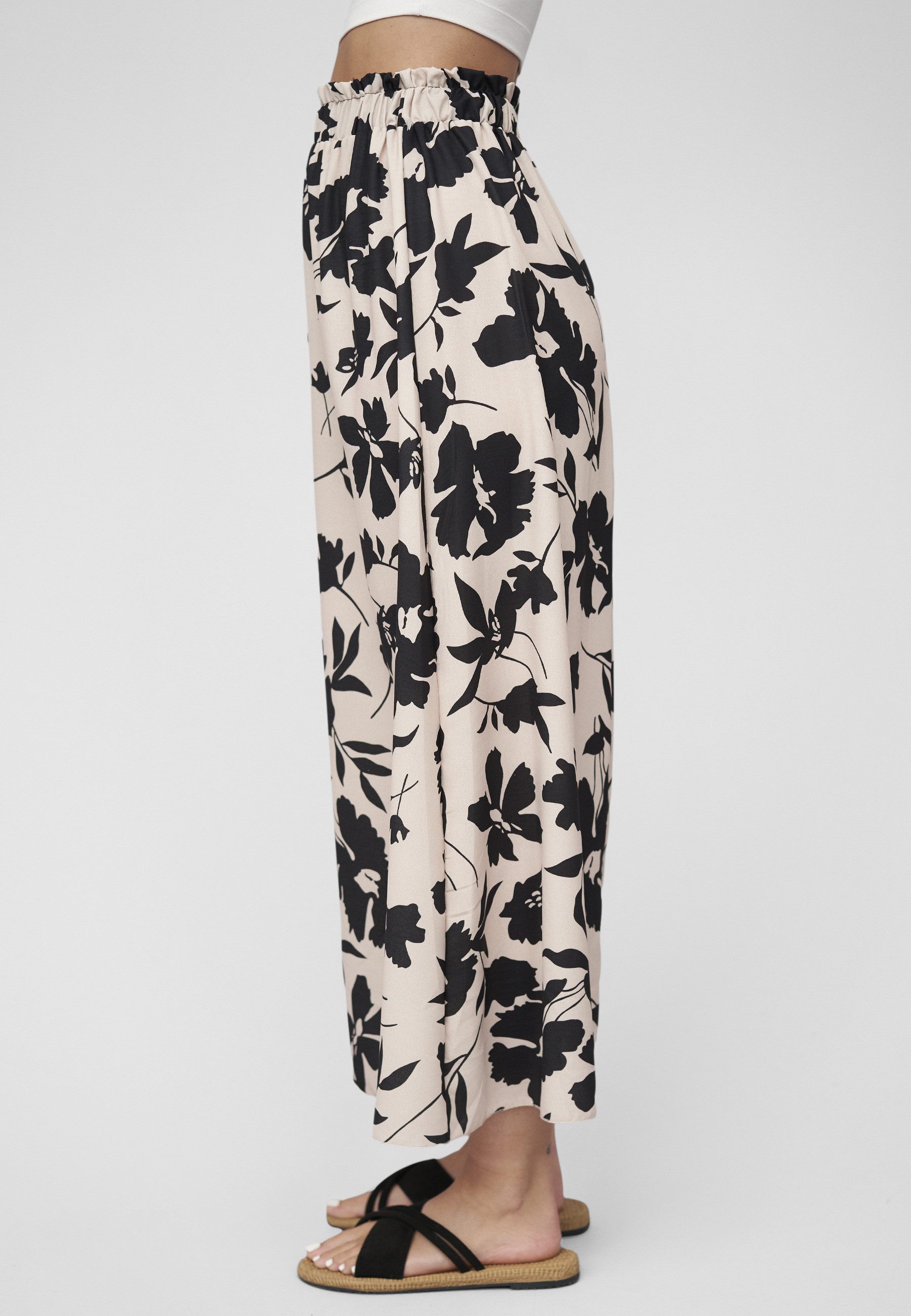 CLOUD 5IVE Sommerrock CLOUD 5IVE Maxi Skirt with side slit and floral print (1-tlg) – Bild 4 von 5