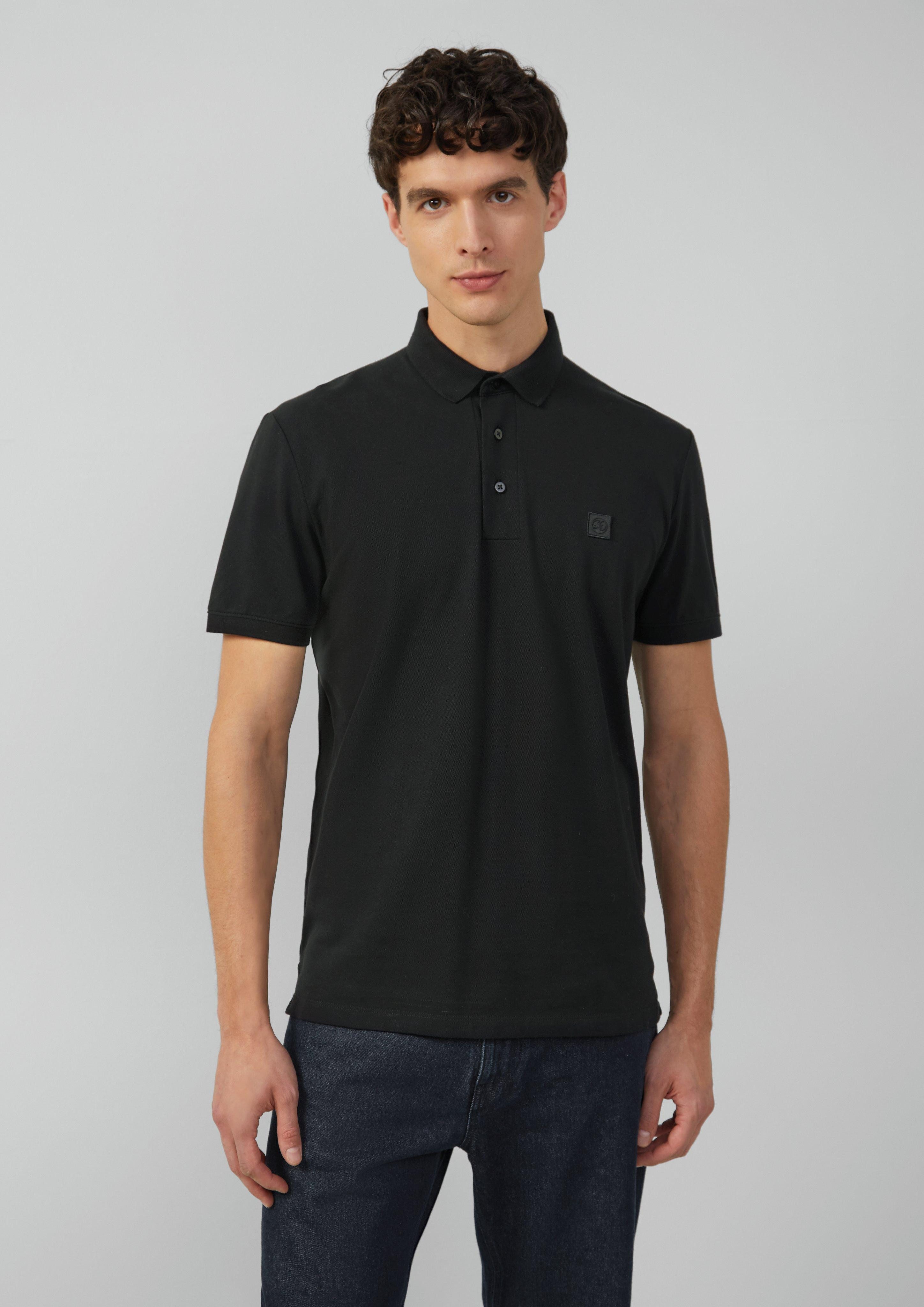 s.Oliver BLACK LABEL Kurzarmshirt Piqué-Poloshirt aus günstig online kaufen