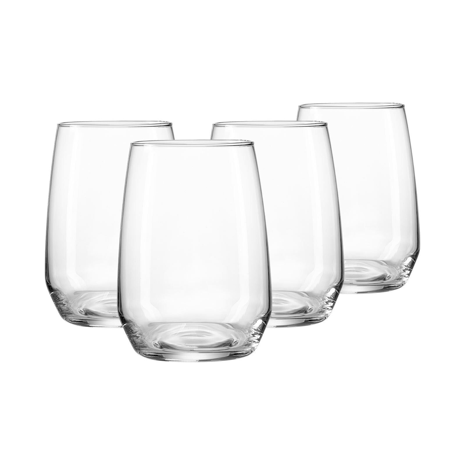 Ritzenhoff & Breker Glas Rumba Wassergläser 450 ml 4er Set, 4-tlg., Glas