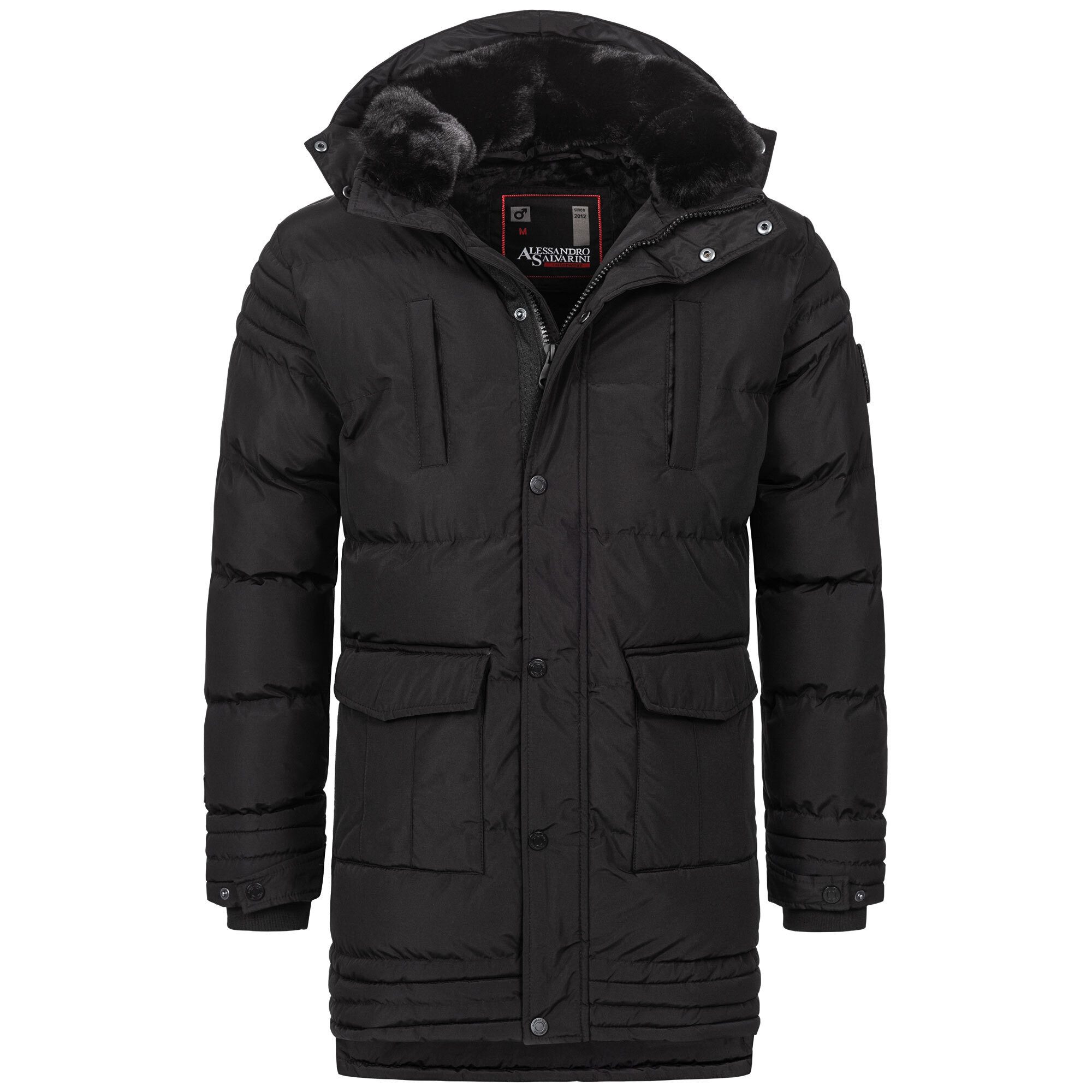 Alessandro Salvarini Winterjacke ASVenico mit Teddyfelleinsatz