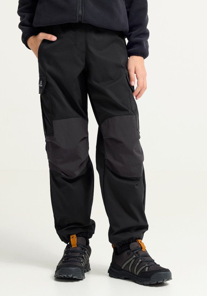 Jack Wolfskin Cargohose CARGO WINTER PANTS K Kinder-Winterhose, wind- und wasserabweisend, warm