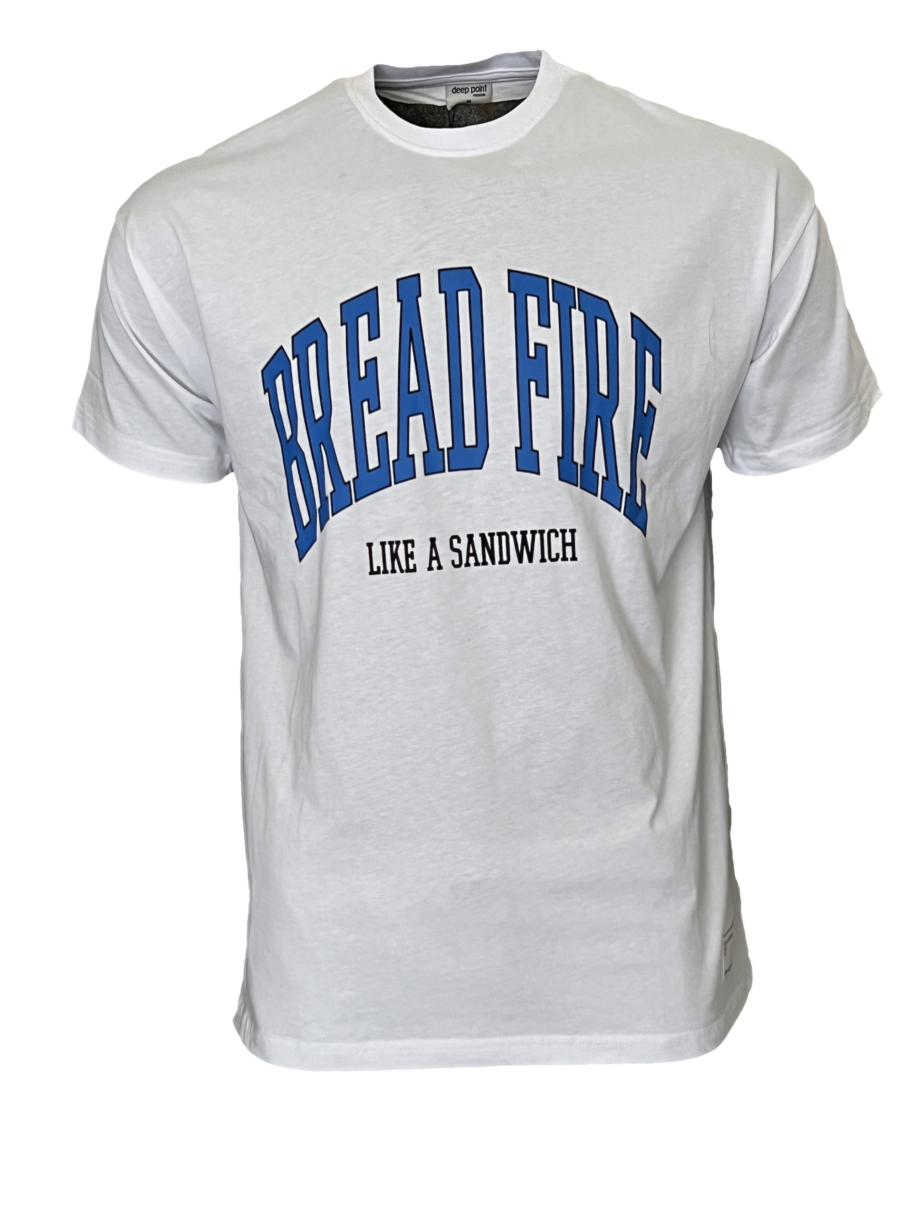 Megaman Jeans T-Shirt Megaman, Herren T-Shirt, Oversize, Bread Fire