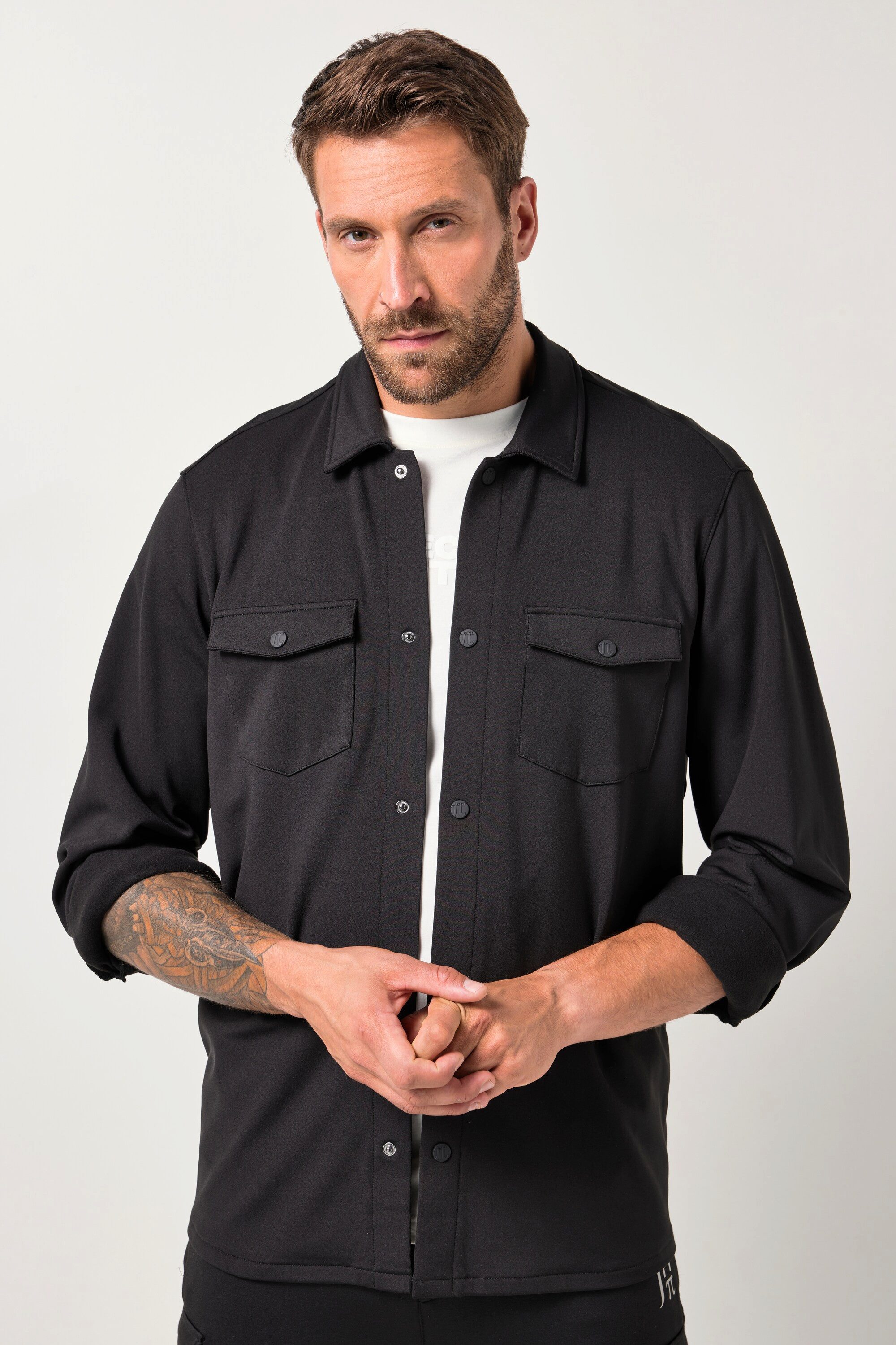 JP1880 Businesshemd Sweat-Overshirt FLEXNAMIC® Outdoor – Bild 3 von 4