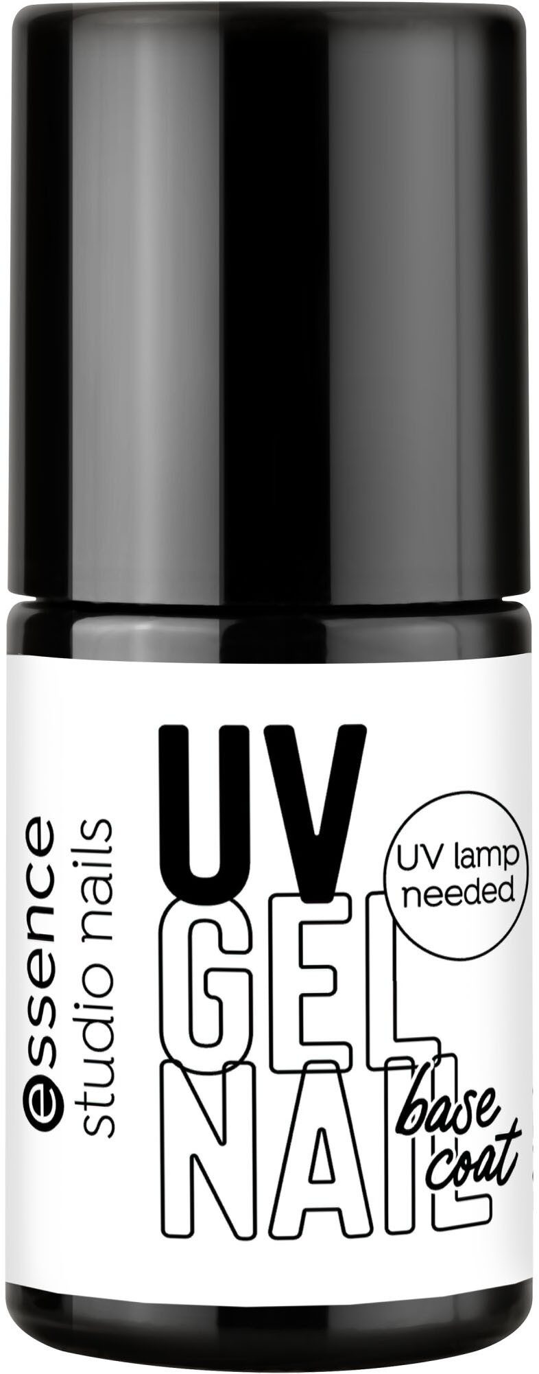 Essence Unterlack studio nails UV GEL NAIL base coat, 3-tlg., mit leichter Anwendung
