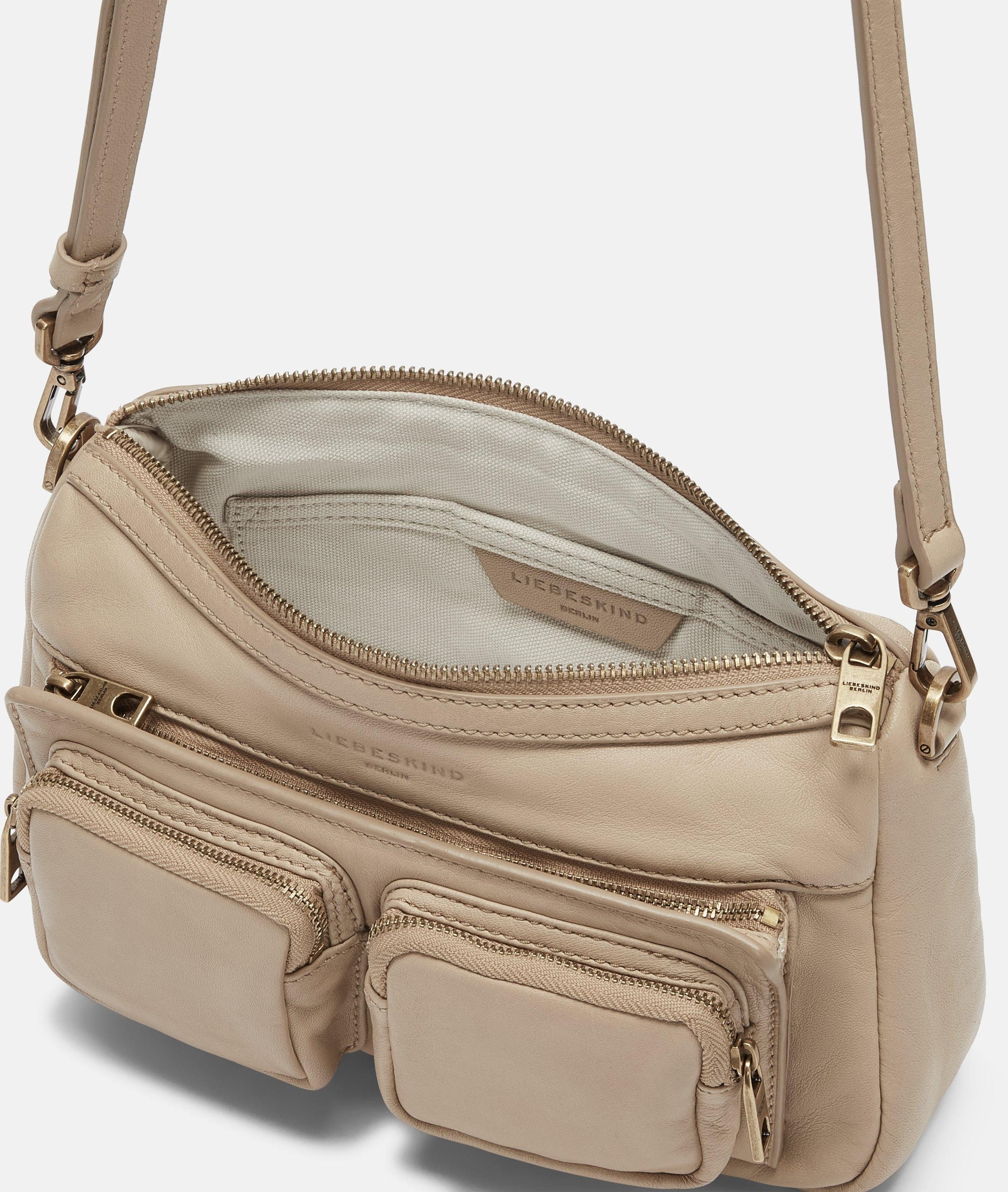Liebeskind Berlin Schultertasche Maia Hobo S, Kleine Hobo-Bag aus Schafsleder