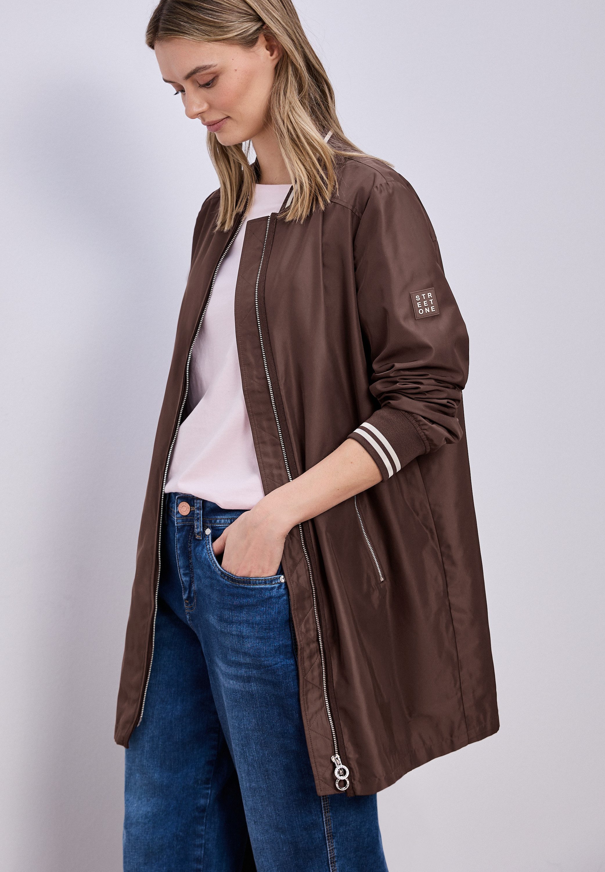 STREET ONE Blouson mit 2-Wege Reißverschluss