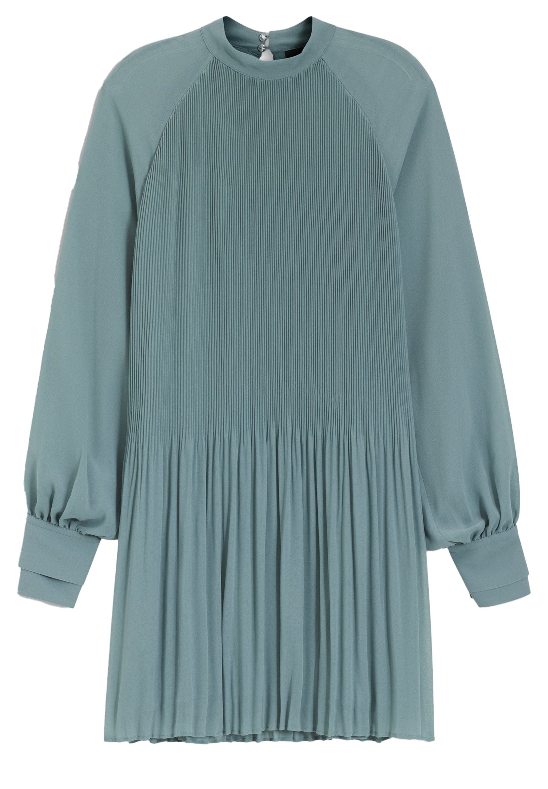 BOSS Etuikleid Dolumi mit langen transparenten Ärmeln (1-tlg)