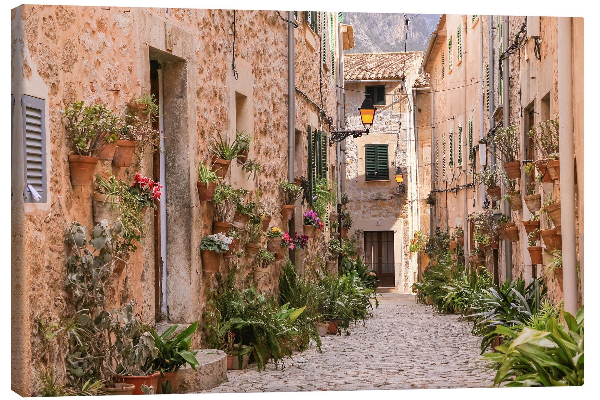 Posterlounge Wandbild Gasse in Valldemossa, Mallorca günstig online kaufen