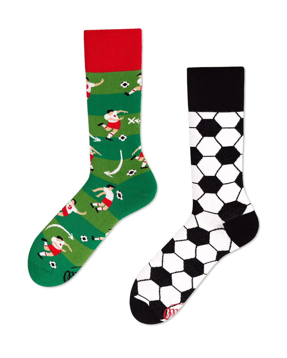 Many Mornings Freizeitsocken Many Mornings Socken Football Fan (1 Paar, 1-Paar, 1 Paar) immer ein dismatching Paar