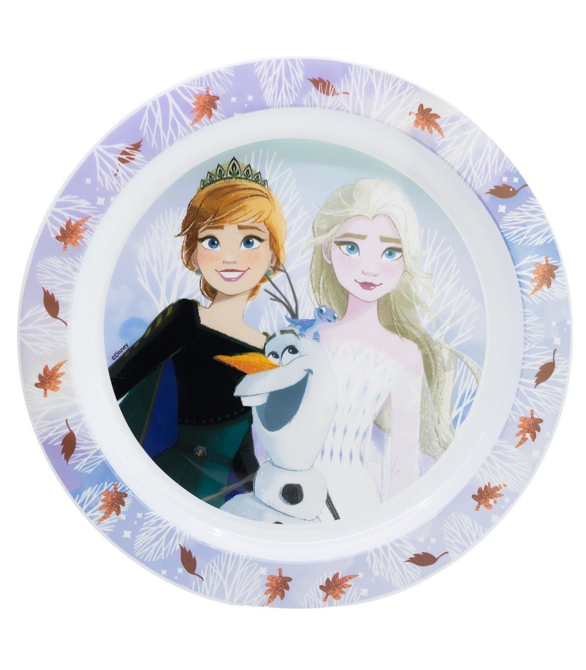Disney Frozen Brotteller Kinder Teller Mikrowellengeeignet für zu Hause