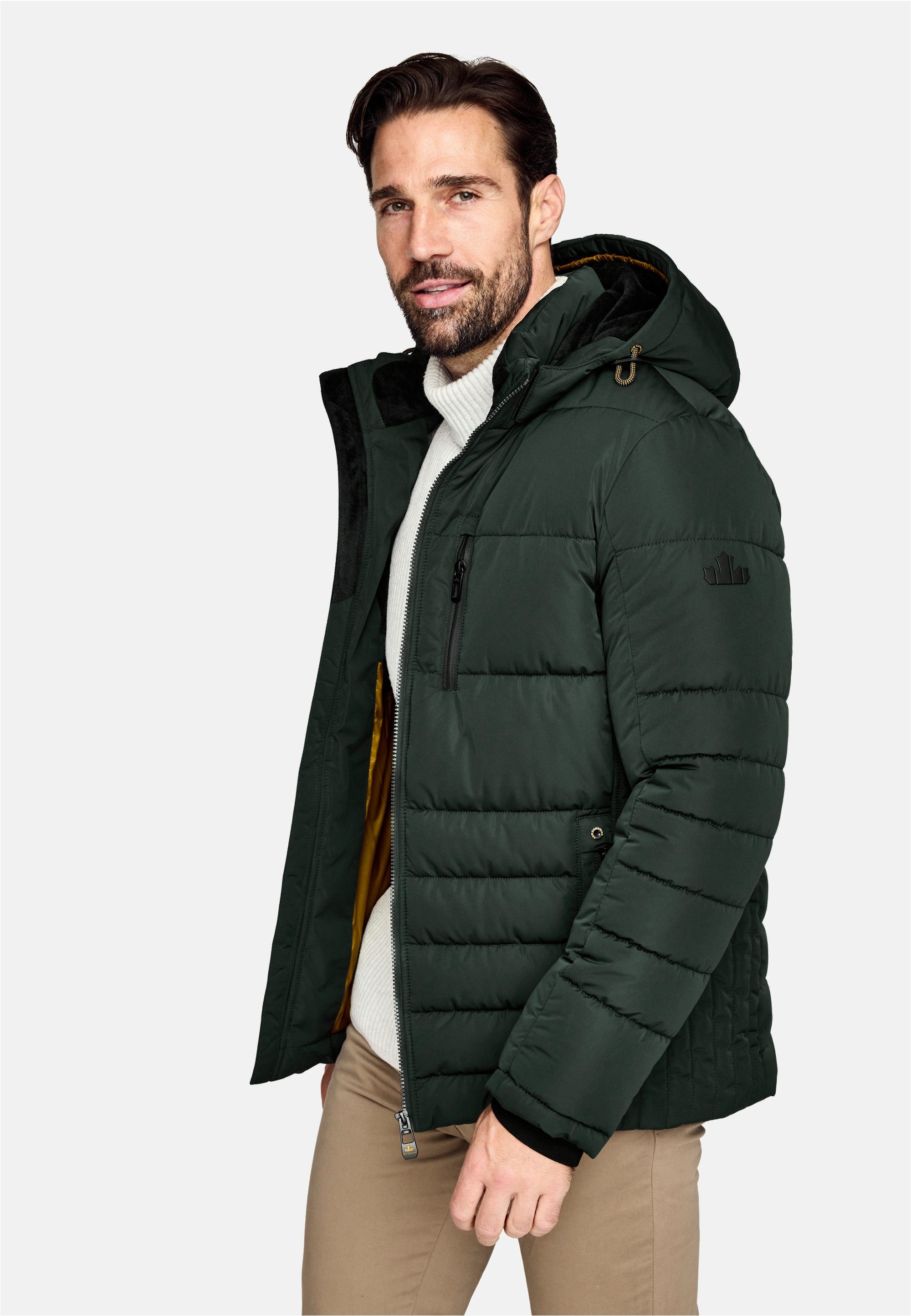 New Canadian Outdoorjacke dry iQ mit Fleece-Einsatz am Innenkragen günstig online kaufen