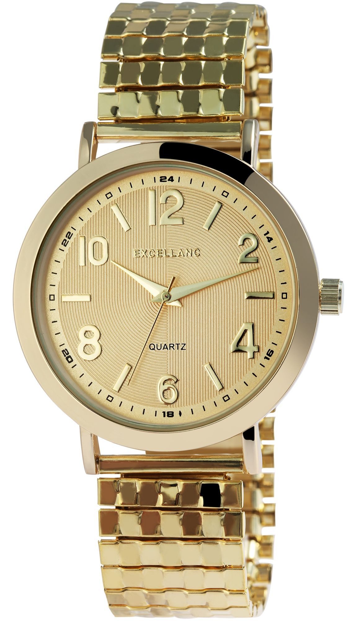 EXCELLANC Quarzuhr Sibel Edelstahl, Zugarmband, modisch, 42 mm Gehäuse, gro günstig online kaufen