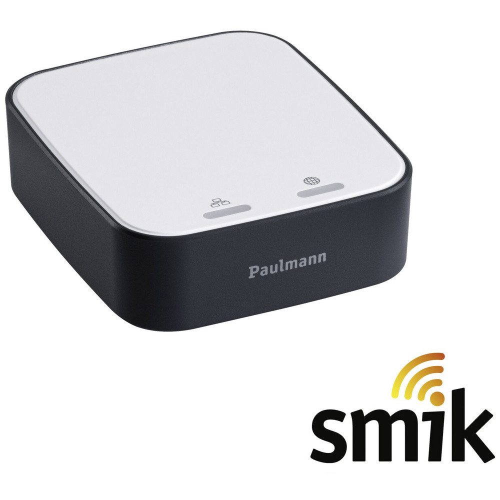 Paulmann 50135 Smik Gateway Paulmann Home Gateway Weiß, Anthrazit Smart-Home-Zubehör