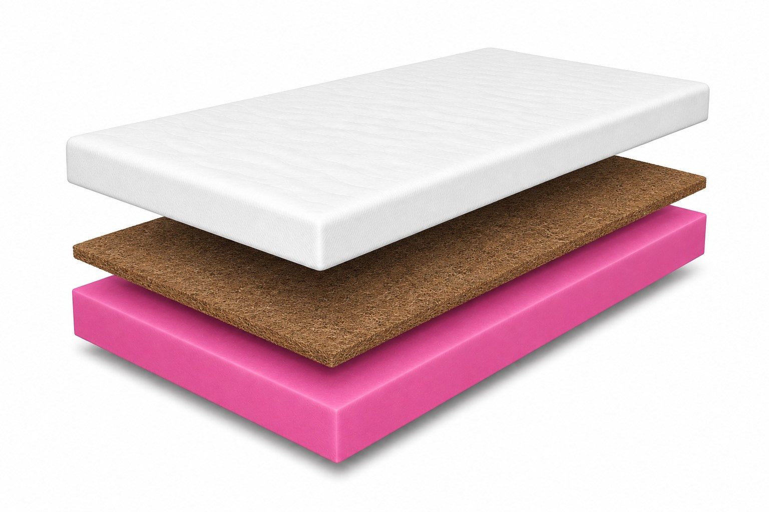 MARPUR, Topper Topper TOP5 Kokos, 90x200,180x200 cm, 5 cm hoch, Kokos, H4, 5 cm hoch, Kokos, H4 (fest), Kokosmatte, 5 cm hoch