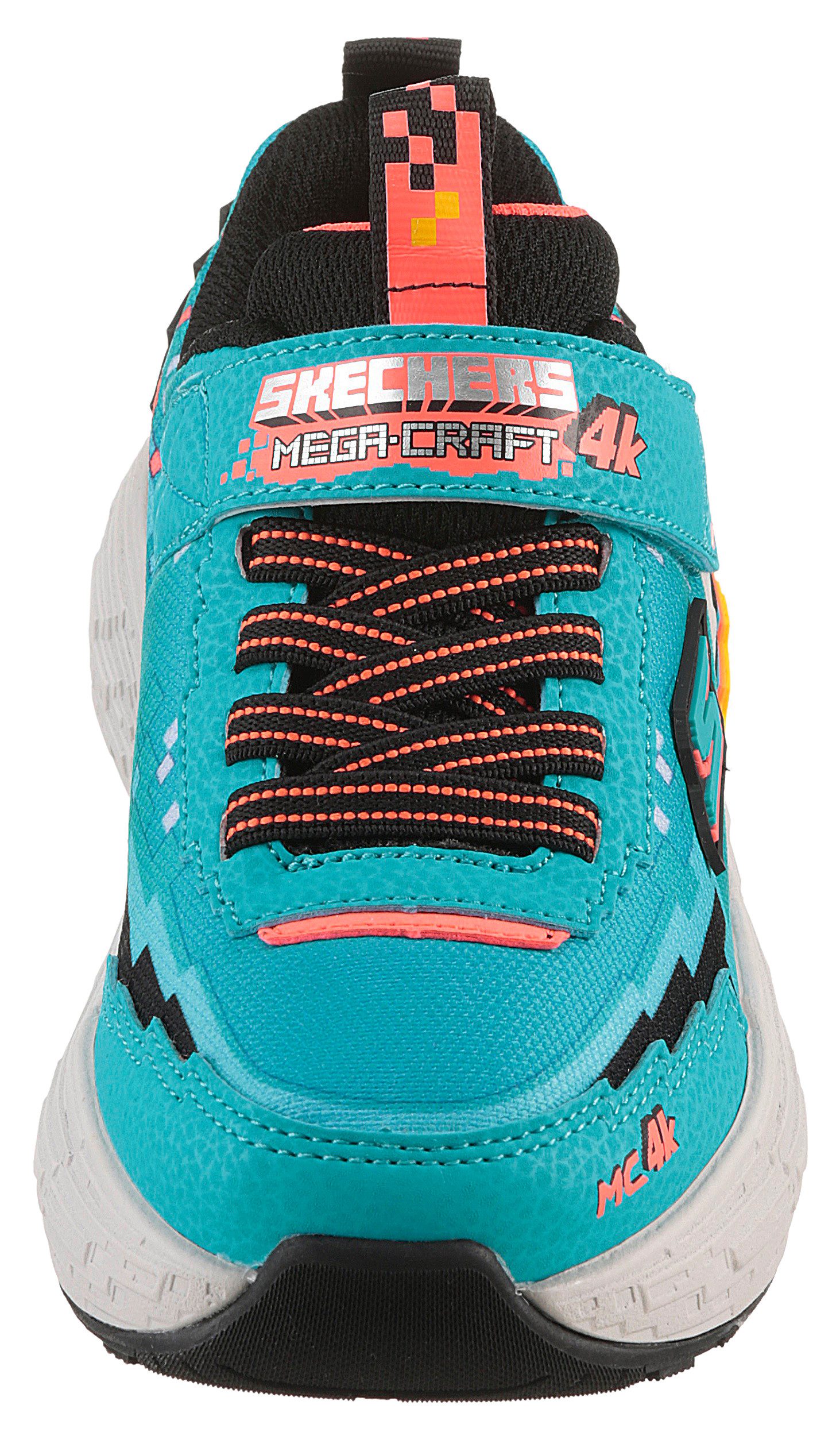 Skechers MEGA-CRAFT 4K Sneaker, Klettschuh im coolen Pixel-Look, Größenschablone zum Download – Bild 5 von 5